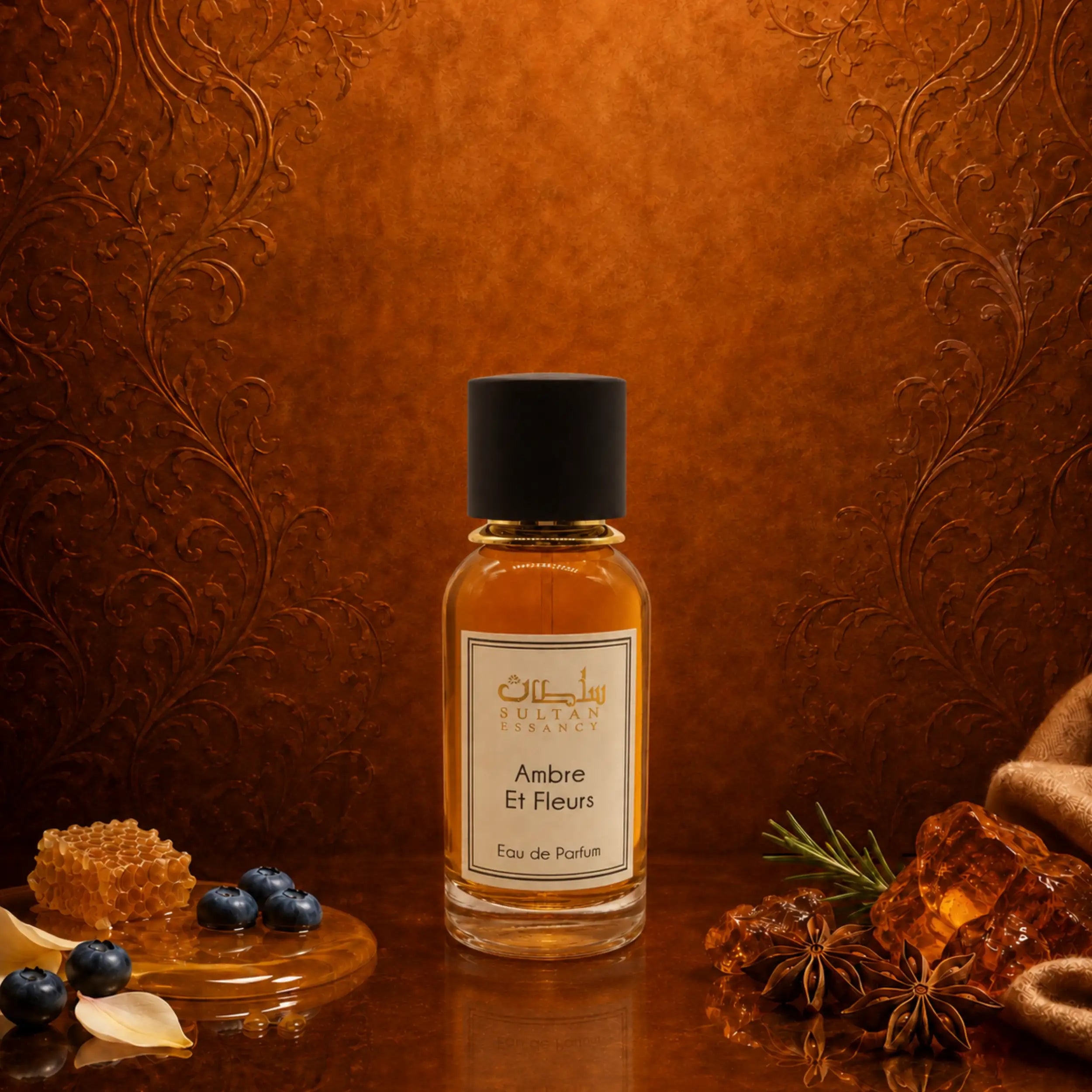 Ambre et Fleurs Sultan Essancy mit Honigwabe, Amberharz und Blaubeeren
