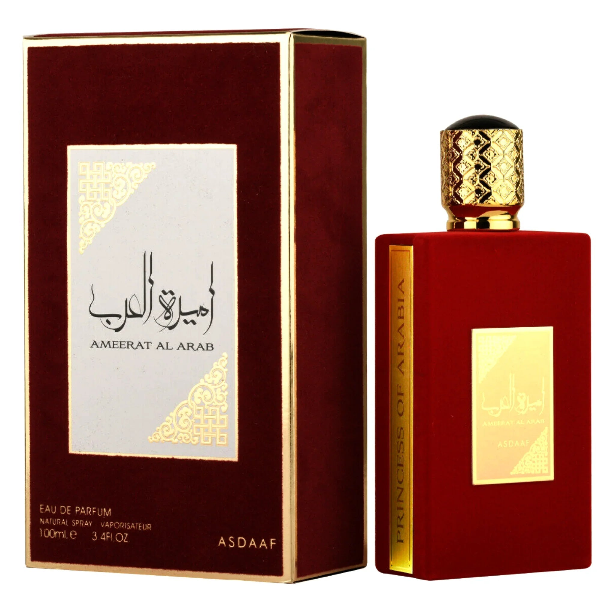 Ameerat Al Arab Princess of Arabia Lattafa Flakon und Verpackung 100ml