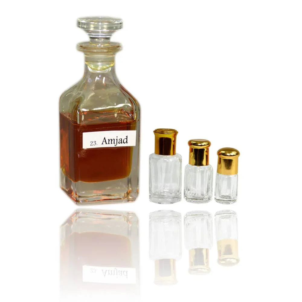 Amjad perfume oil with bergamot, cardamom and saffron