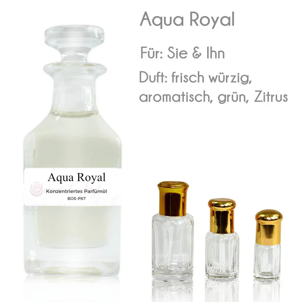 Aqua Royal perfume oil with citrus, mint and juniper berries