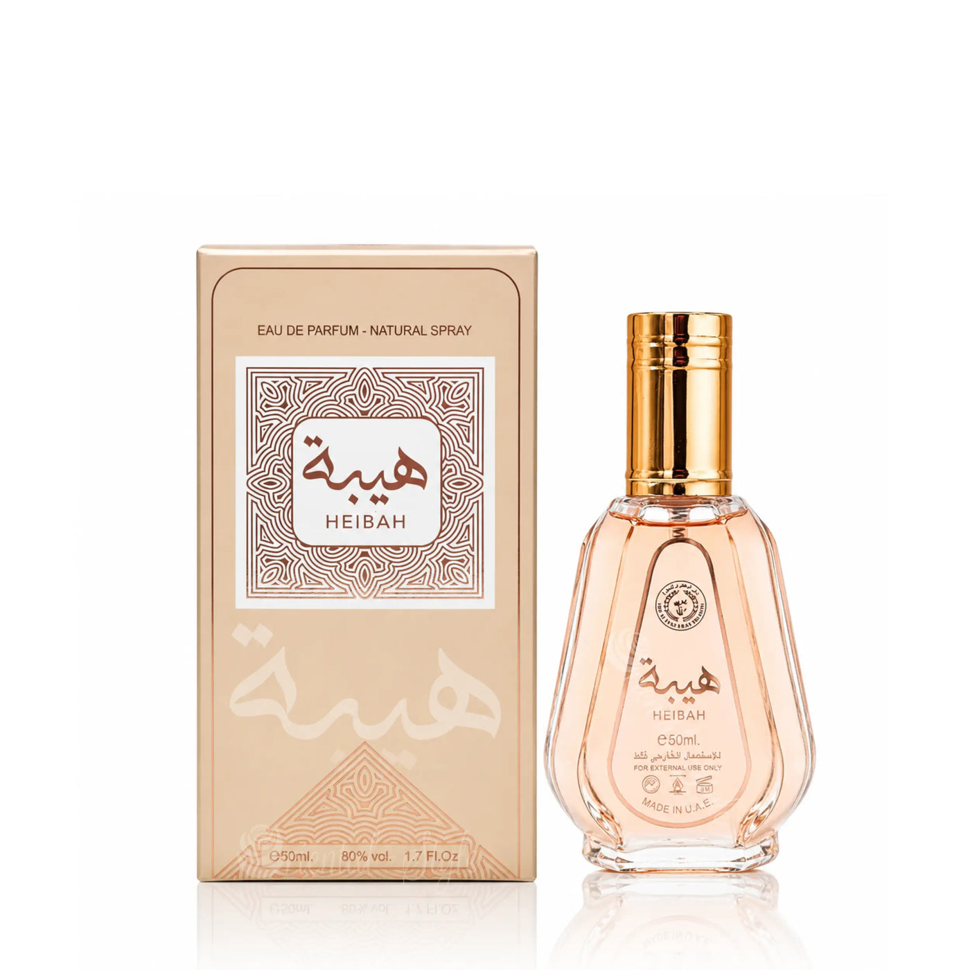 Ard Al Zaafaran Heibah Eau de Parfum 50ml with mandarin, tuberose, jasmine, musk and tonka bean - Oriental-Style