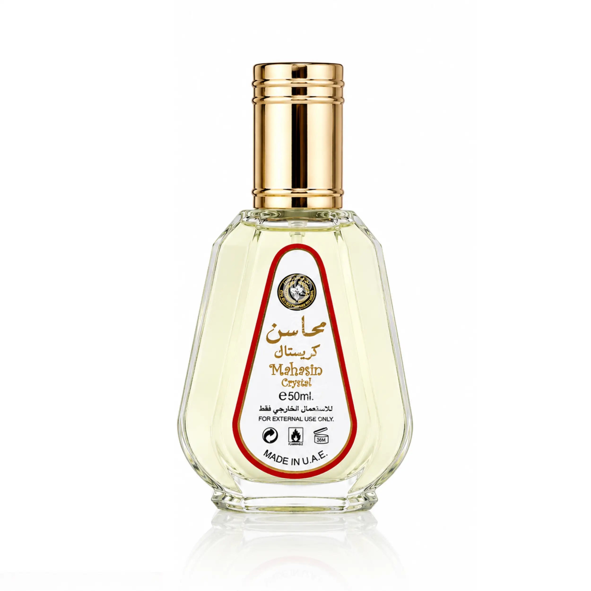 Ard Al Zaafaran Mahasin Crystal Eau de Parfum 50ml Ard Al Zaafaran | Oriental-Style