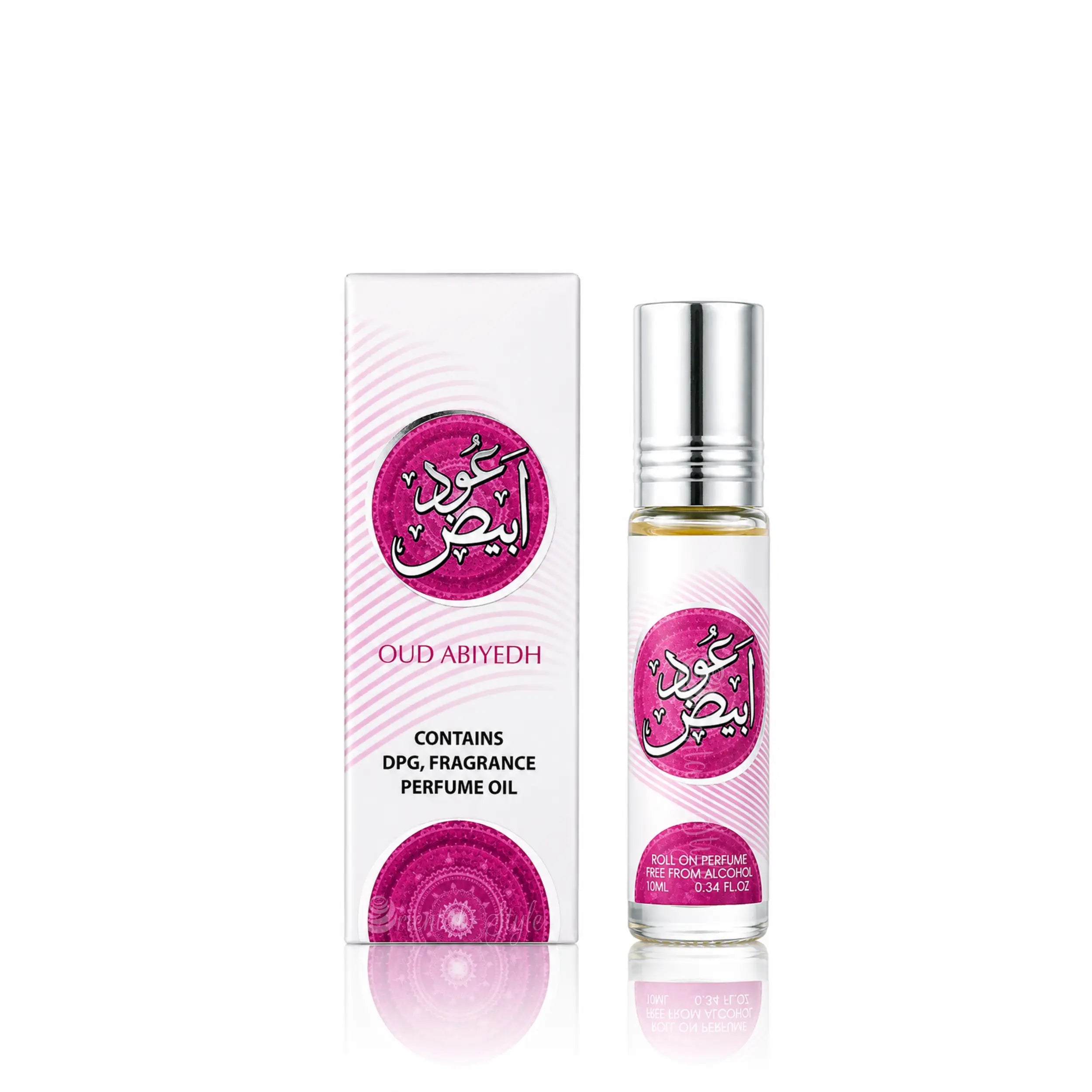 Oud Abiyedh Parfümöl 10ml von Ard Al Zaafaran mit weißem Moschus, pudrigen Noten und dezenter Oud-Nuance – Oriental-Style