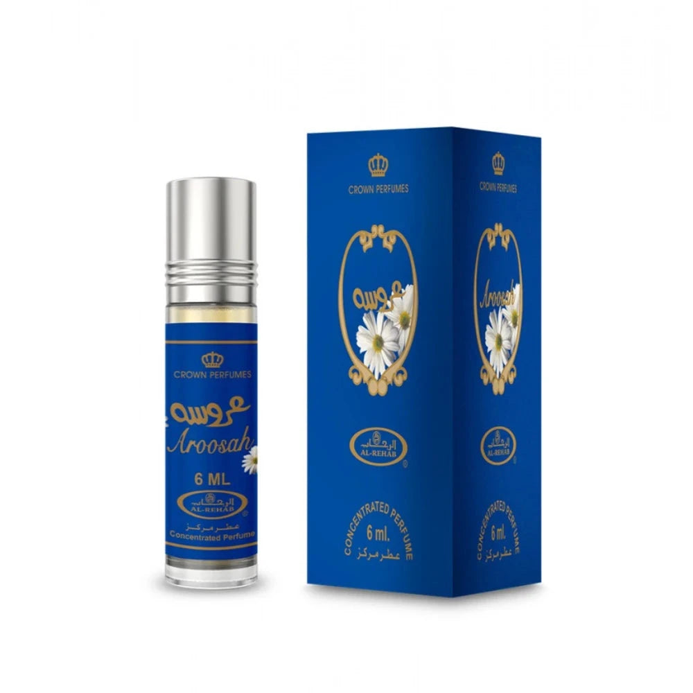 Aroosah Parfümöl von Al Rehab mit Oudh und Kamille