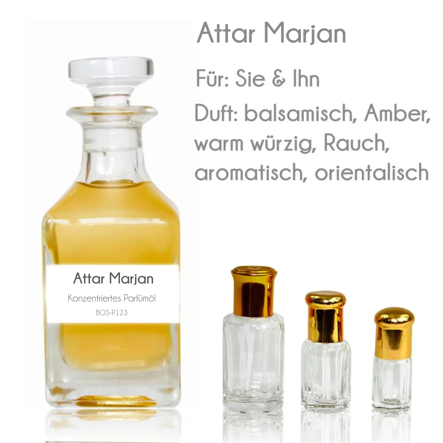 Attar Marjan Parfümöl - Parfüm ohne Alkohol Sultan Essancy | Oriental-Style