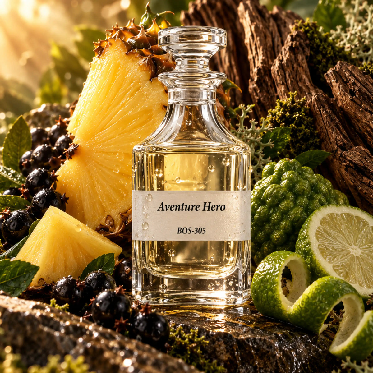 Aventure Hero Sultan Essancy Parfümöl mit Ananas, Bergamotte, schwarzen Johannisbeeren und Holz