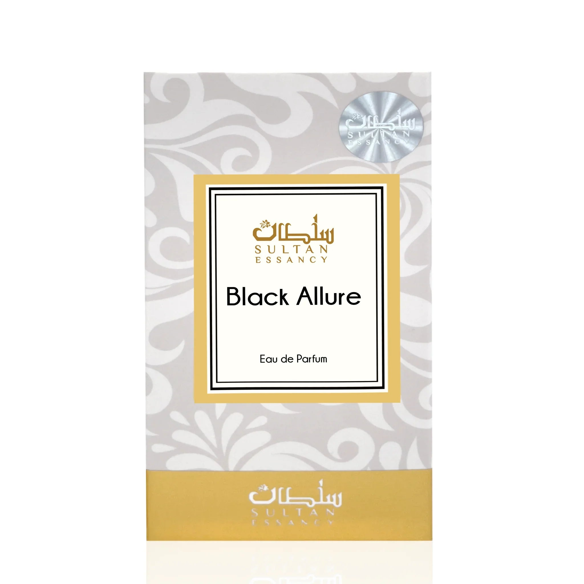 Black Allure Eau de Parfum packaging by Sultan Essancy