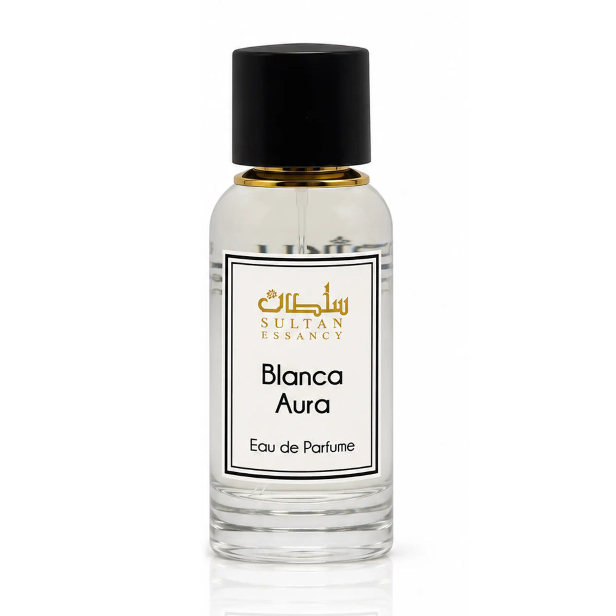 Blanca Aura Eau de Parfum Flakon mit hellem weißem Moschusduft