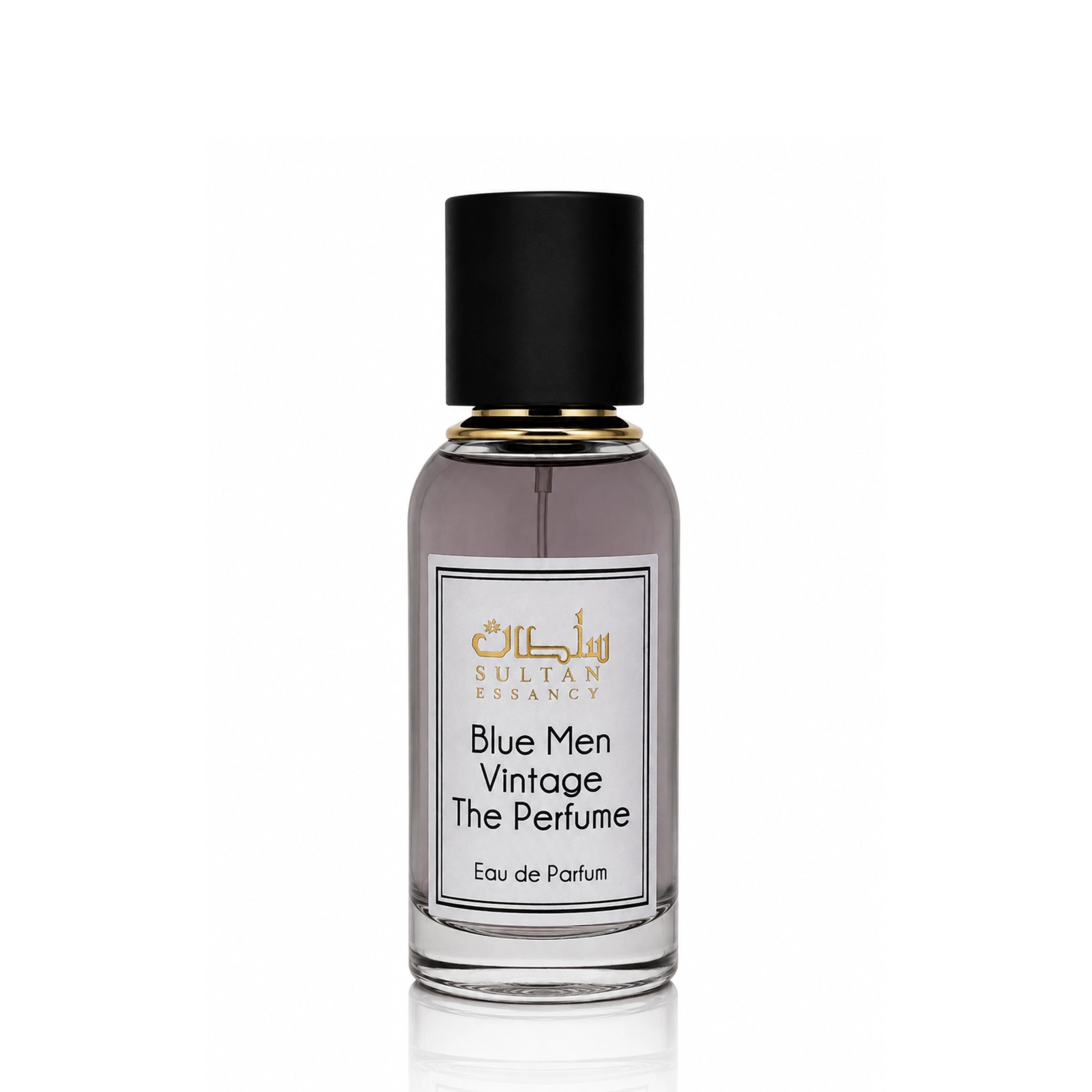 Blue Men Vintage The Perfume von Sultan Essancy – warm-würziger Herrenduft mit Kardamom, Lavendel, pudriger Iris und Vanille