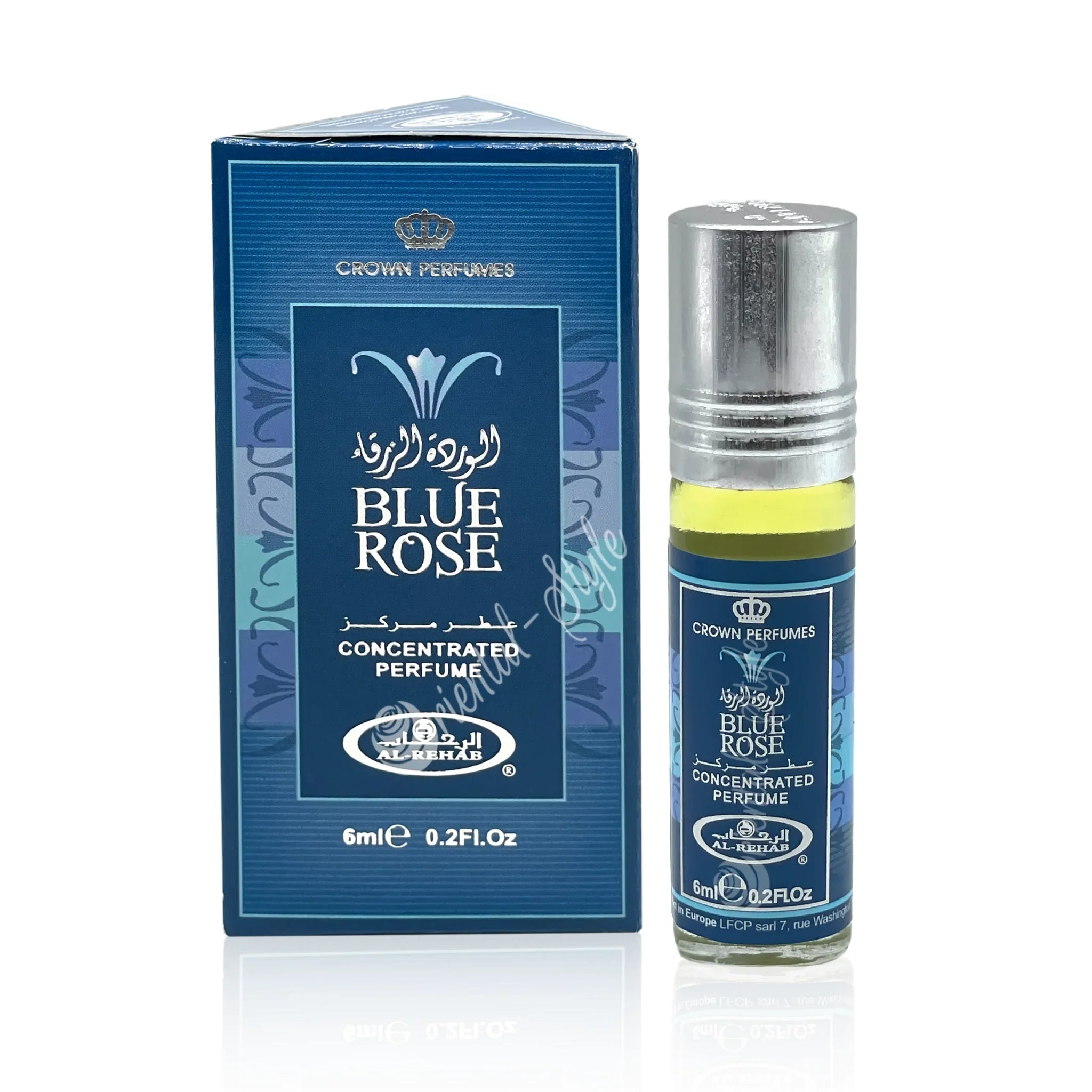 Blue Rose Parfümöl von Al Rehab mit Rose und Iris