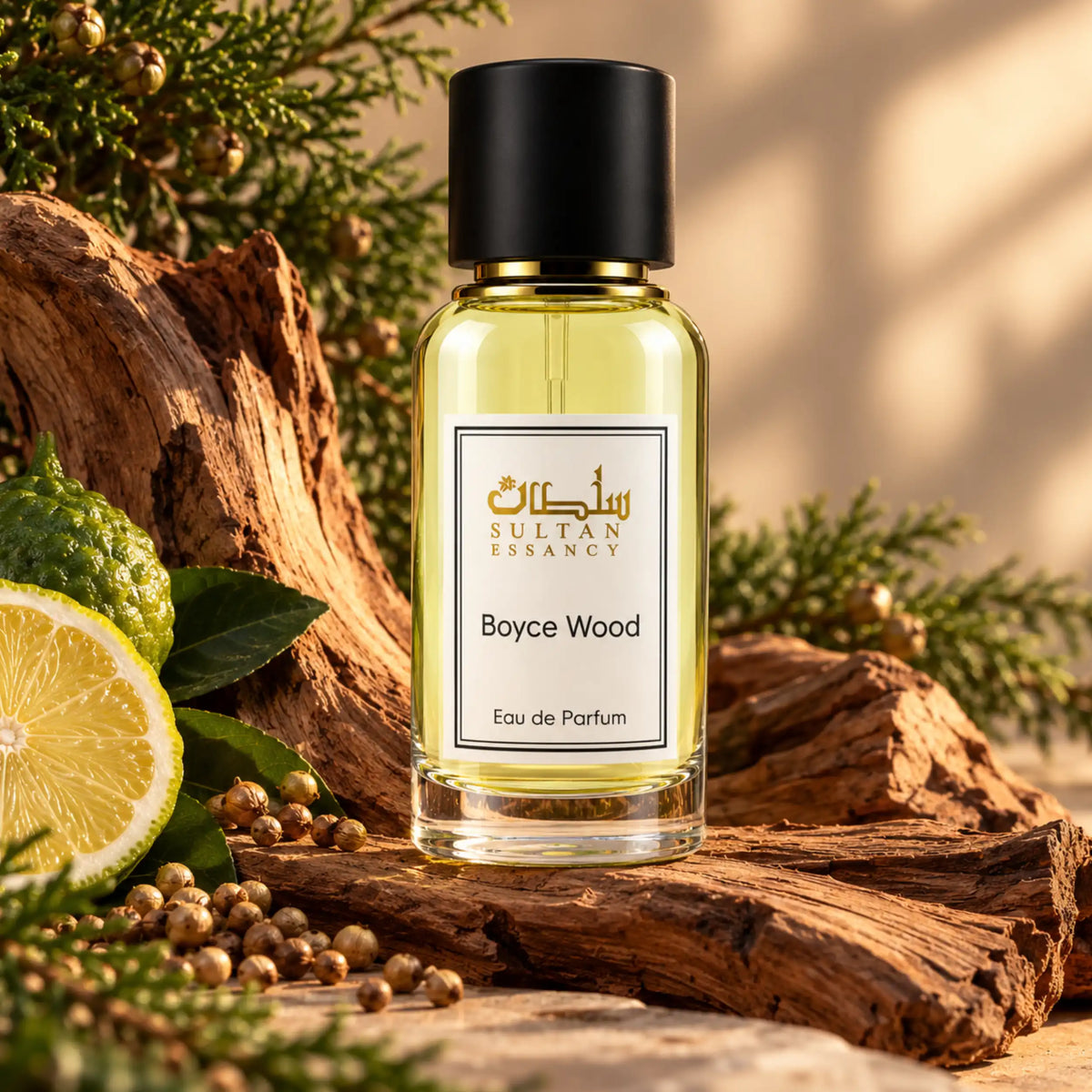 Boyce Wood von Sultan Essancy – Herren Eau de Parfum imit Zedern und Zitrus