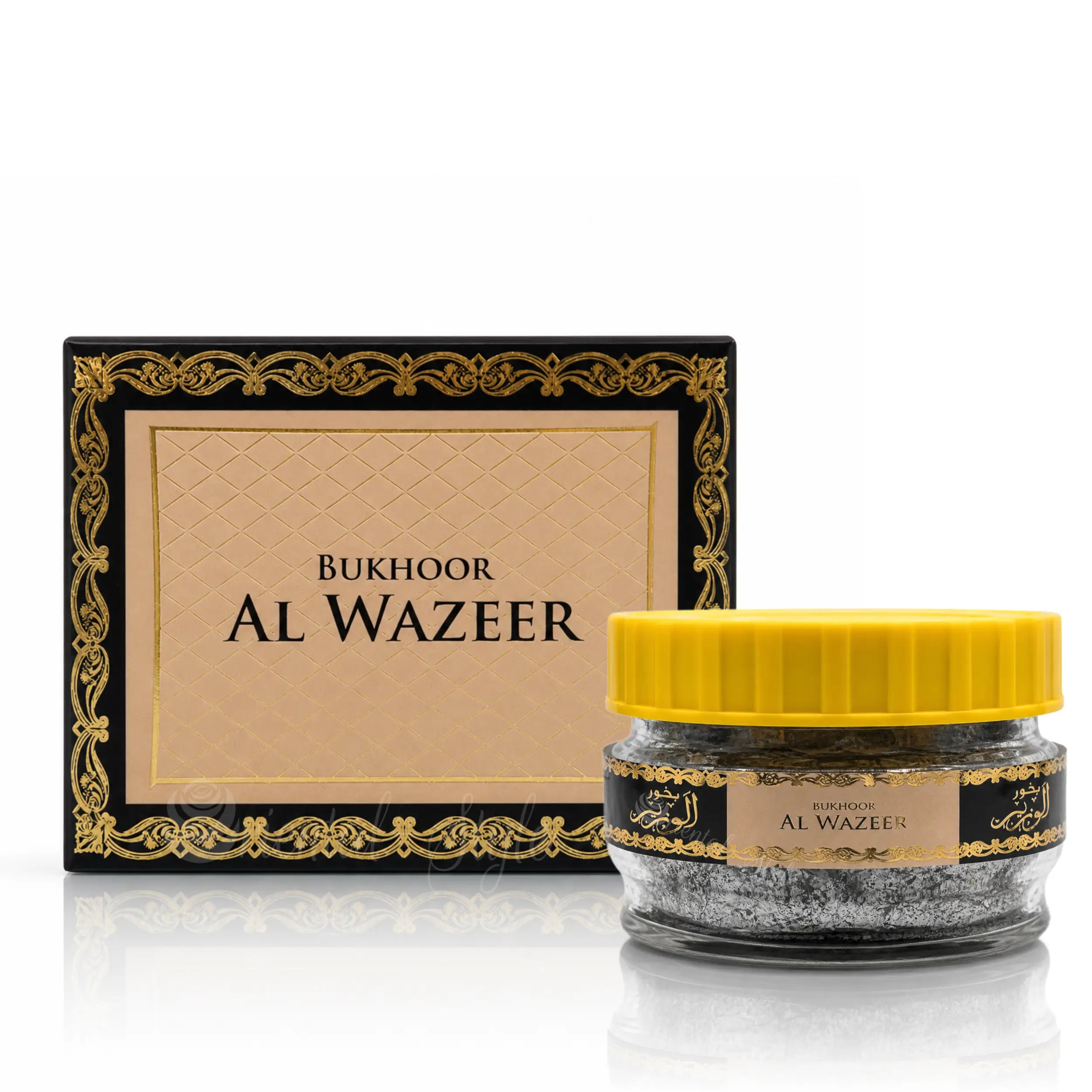 Suroori Bukhoor Al Wazeer 50g orientalischer Räucherduft mit Dose und Verpackung – Oriental-Style