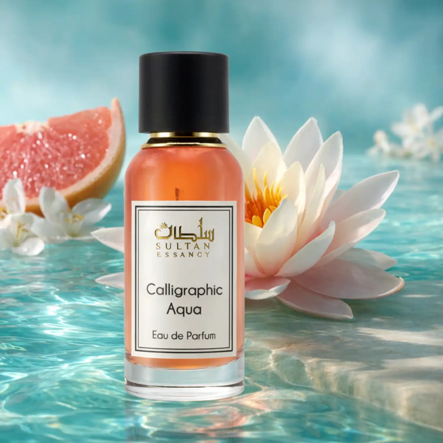 Calligraphic Aqua Flakon mit Grapefruit, Seerose und Wasser
