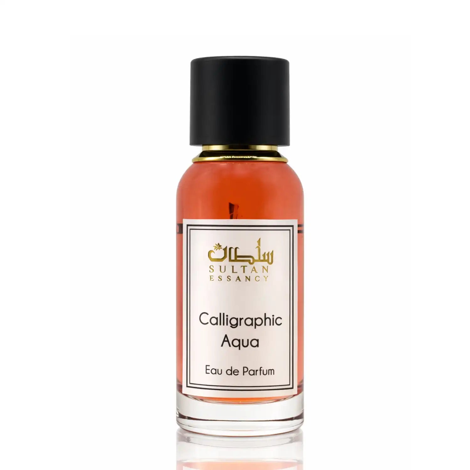 Pink Calligraphic Aqua Eau de Parfum bottle on a white background