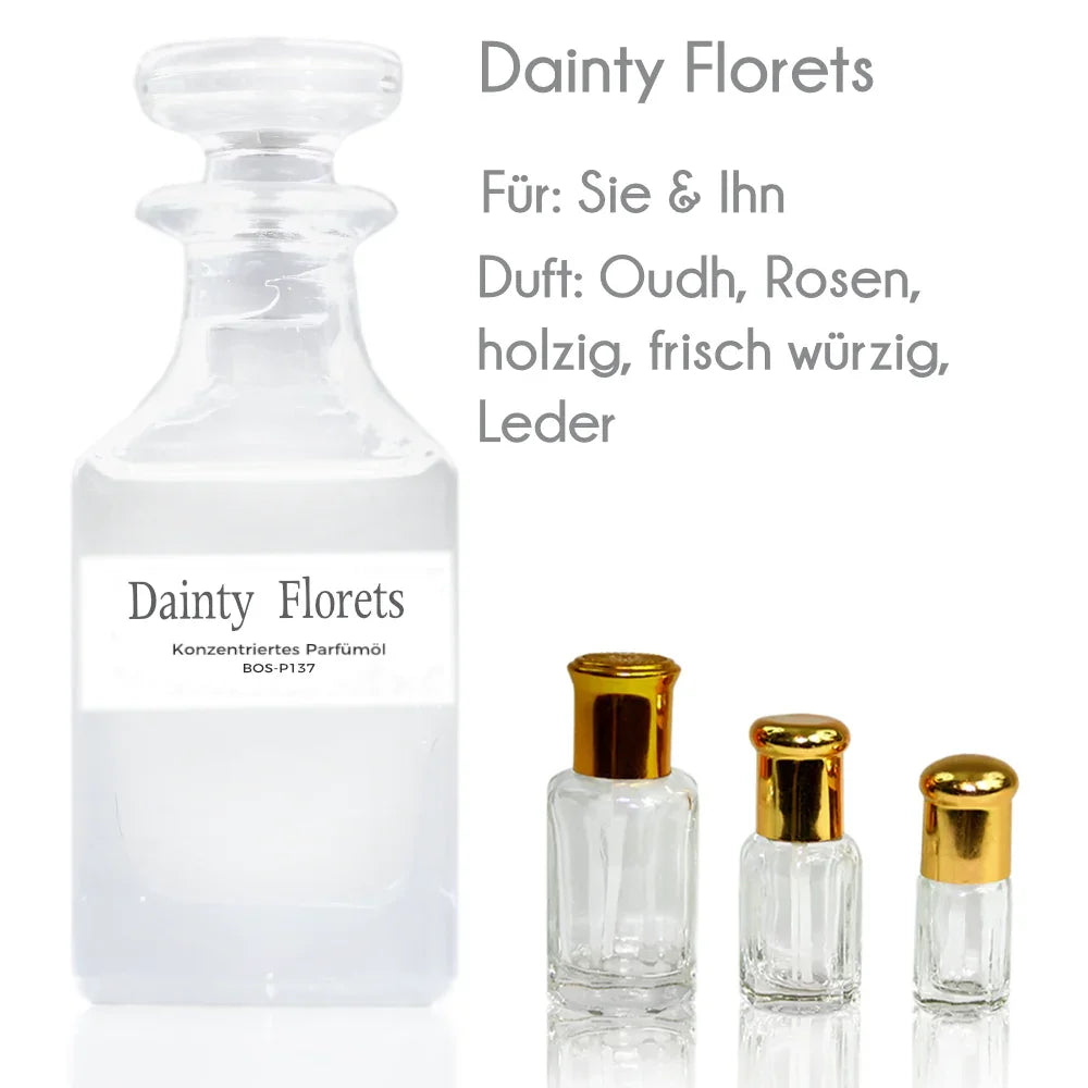 Dainty Florets perfume oil with oud, rose and saffron
