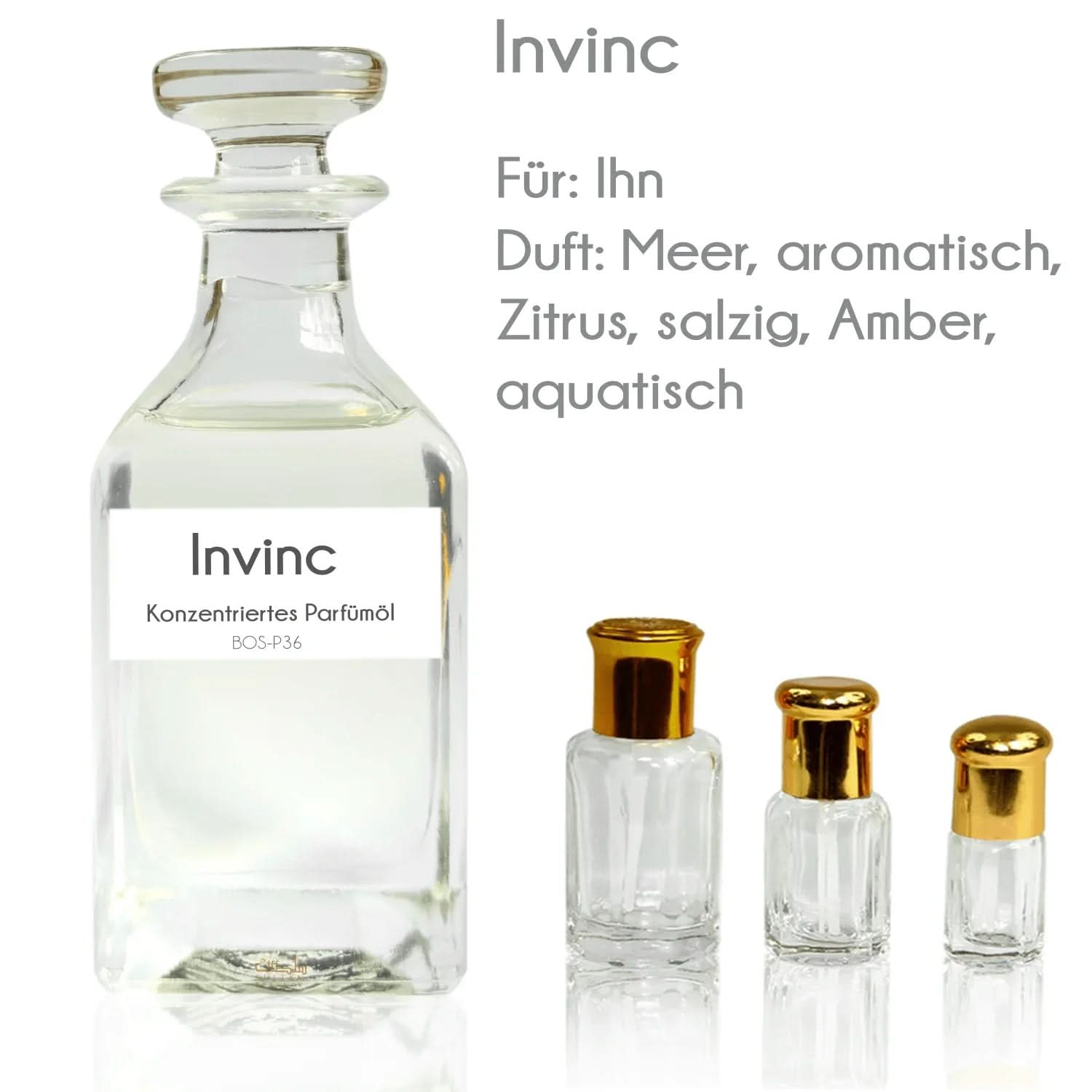 Parfümöl Invinc – Duft von Sultan Essancy | oriental - style.de