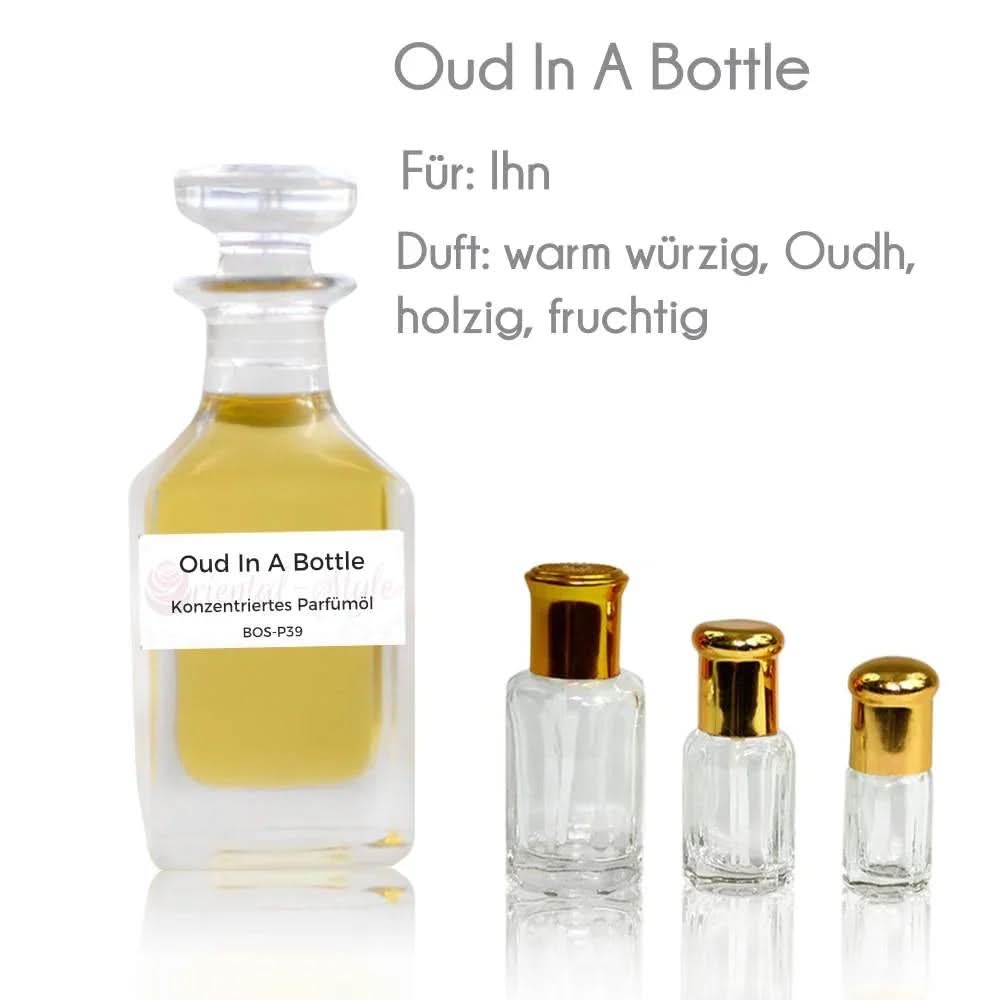 P39 Oud In A Bottle parfuemoel parfuem ohne alkohol sticker
