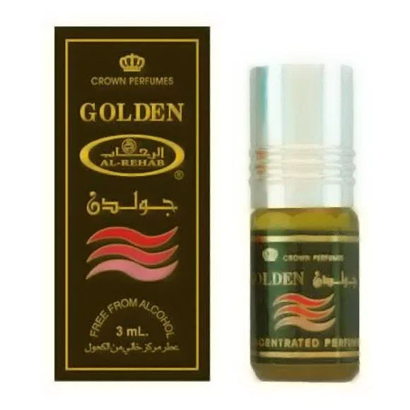 Golden Parfümöl von Al Rehab mit Amber und Karamell