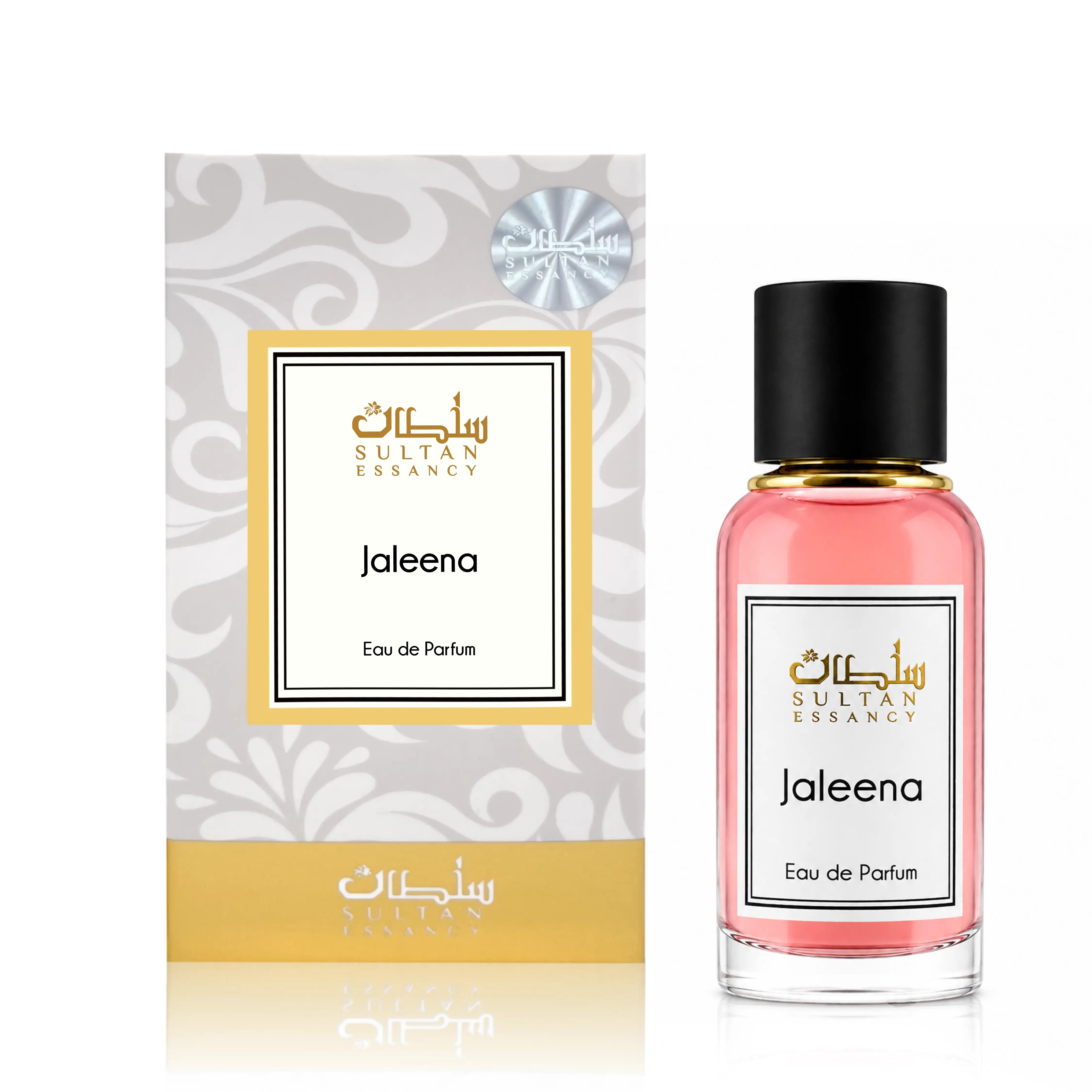 Jaleena von Sultan Essancy Eau de Parfum im Glasflakon mit Verpackung, süßes Kirschparfum mit Rose und roten Früchten für Damen und Herren
