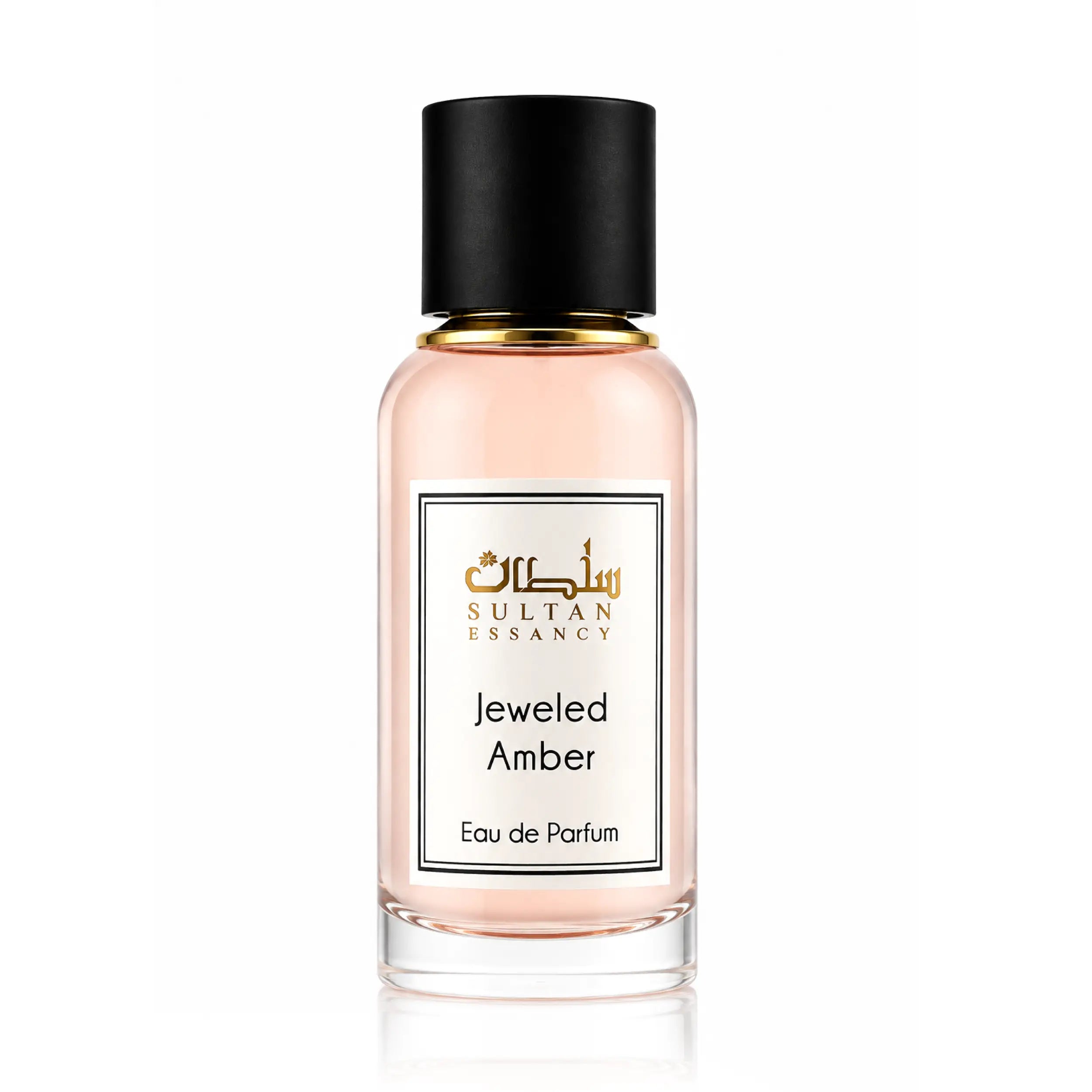 Jeweled Amber Sultan Essancy Eau de Parfum Glasflakon, warmes Amber Parfum für Damen mit Kardamom, Ingwer, Sandelholz und cremiger Duftnote