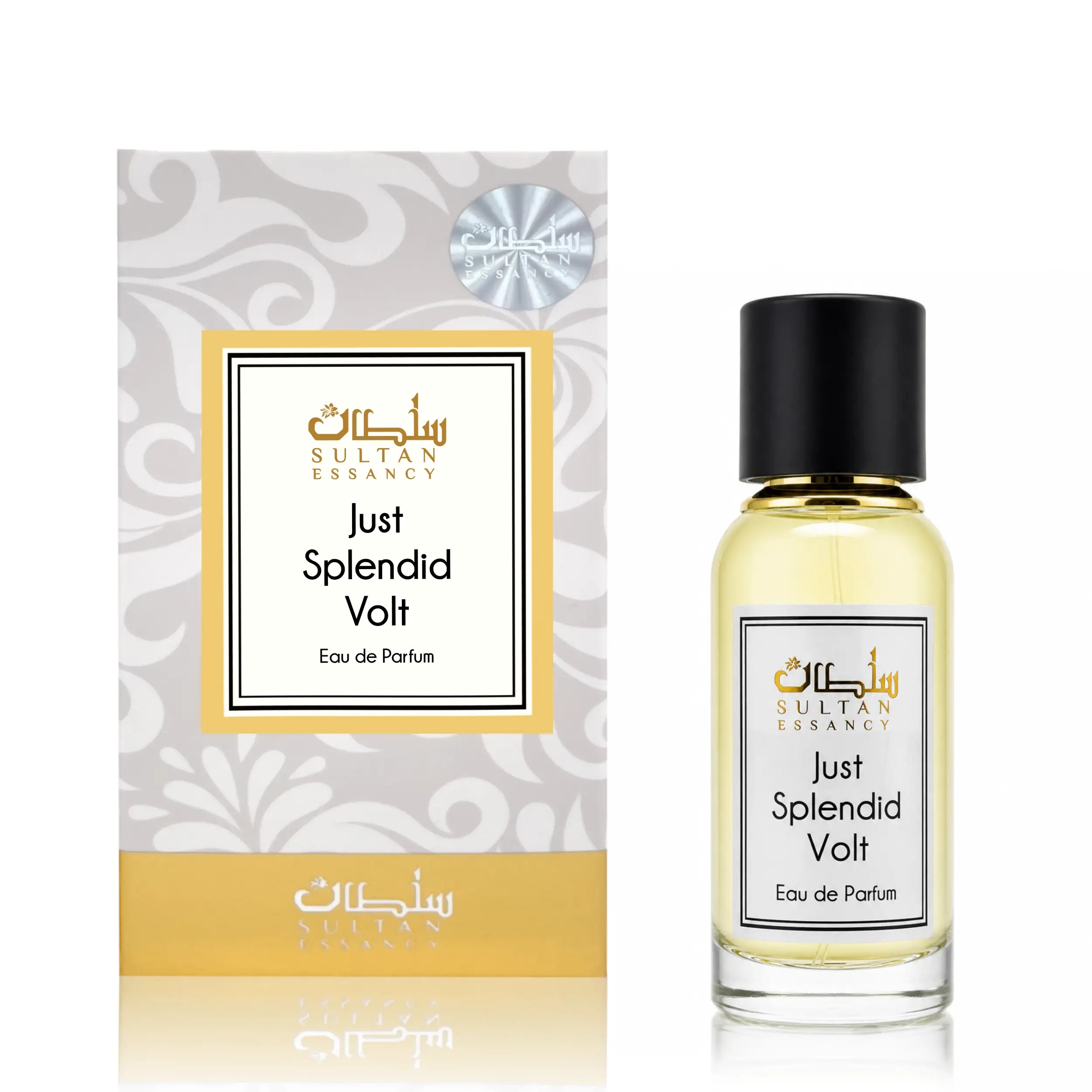 Just Splendid Volt von Sultan Essancy Eau de Parfum für Herren, zitrisch-frischer Duftzwilling mit Bergamotte, Blutorange, Limette, Grapefruit, weißem Amber, Moschus und Eichenmoos