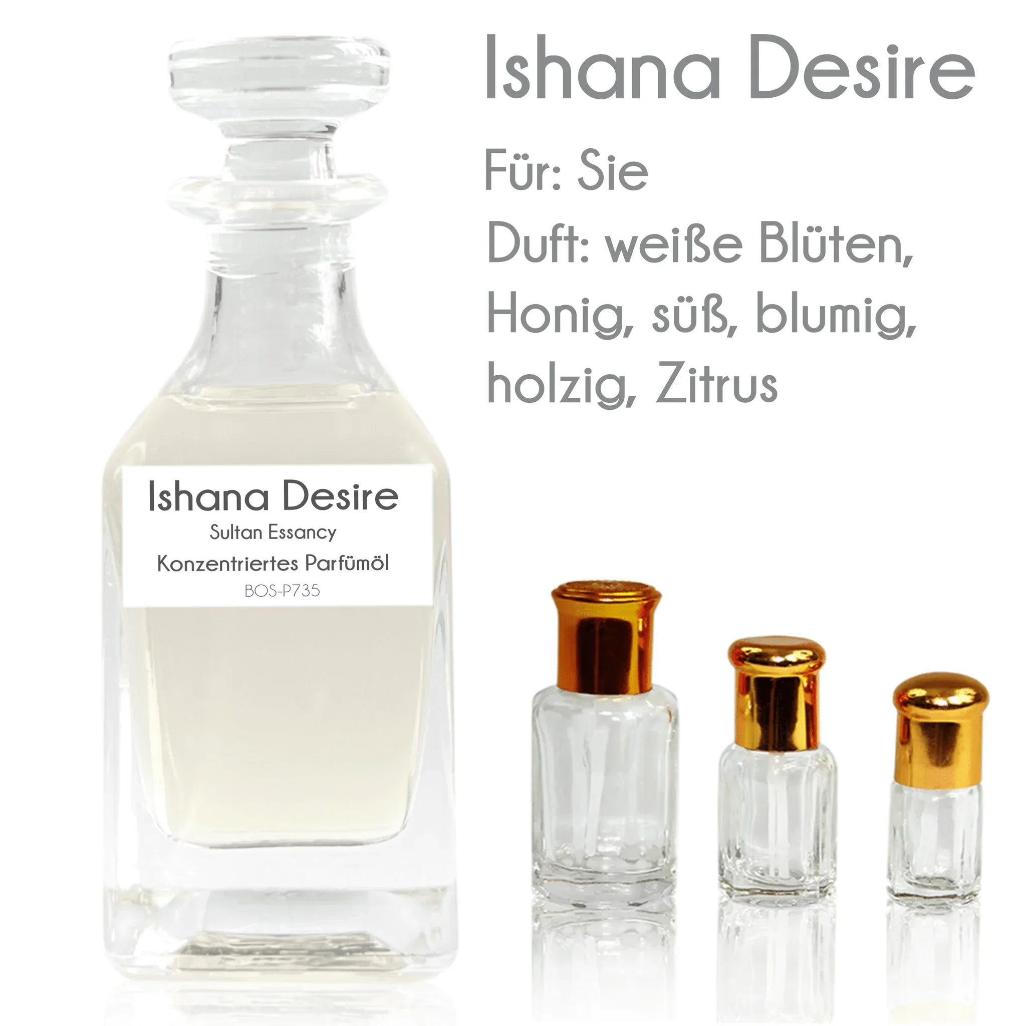 Konzentriertes Parfümöl Ishana Desire Parfüm ohne Alkohol Sultan Essancy | Oriental-Style