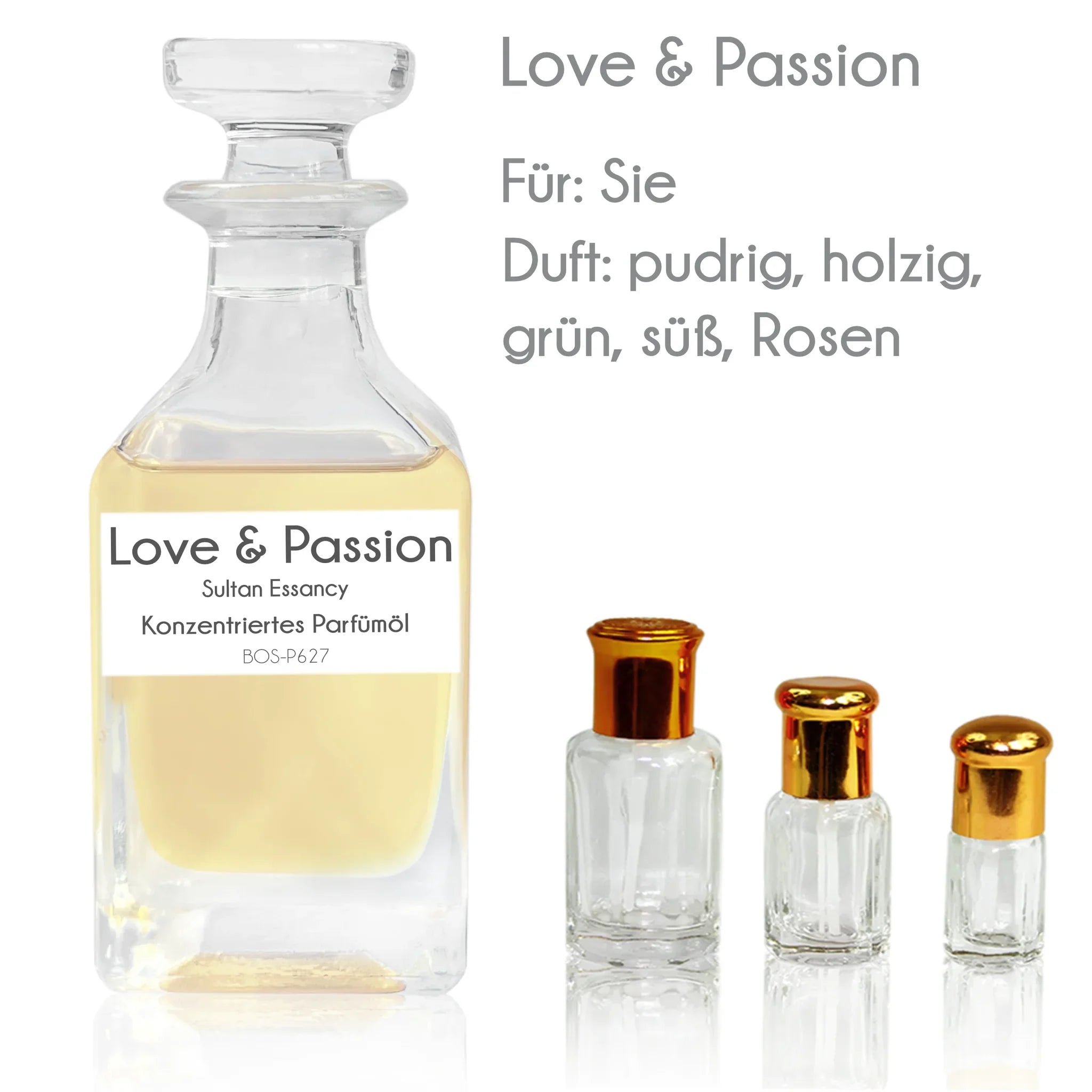 Konzentriertes Parfümöl Love & Passion Parfüm ohne Alkohol Sultan Essancy | Oriental-Style