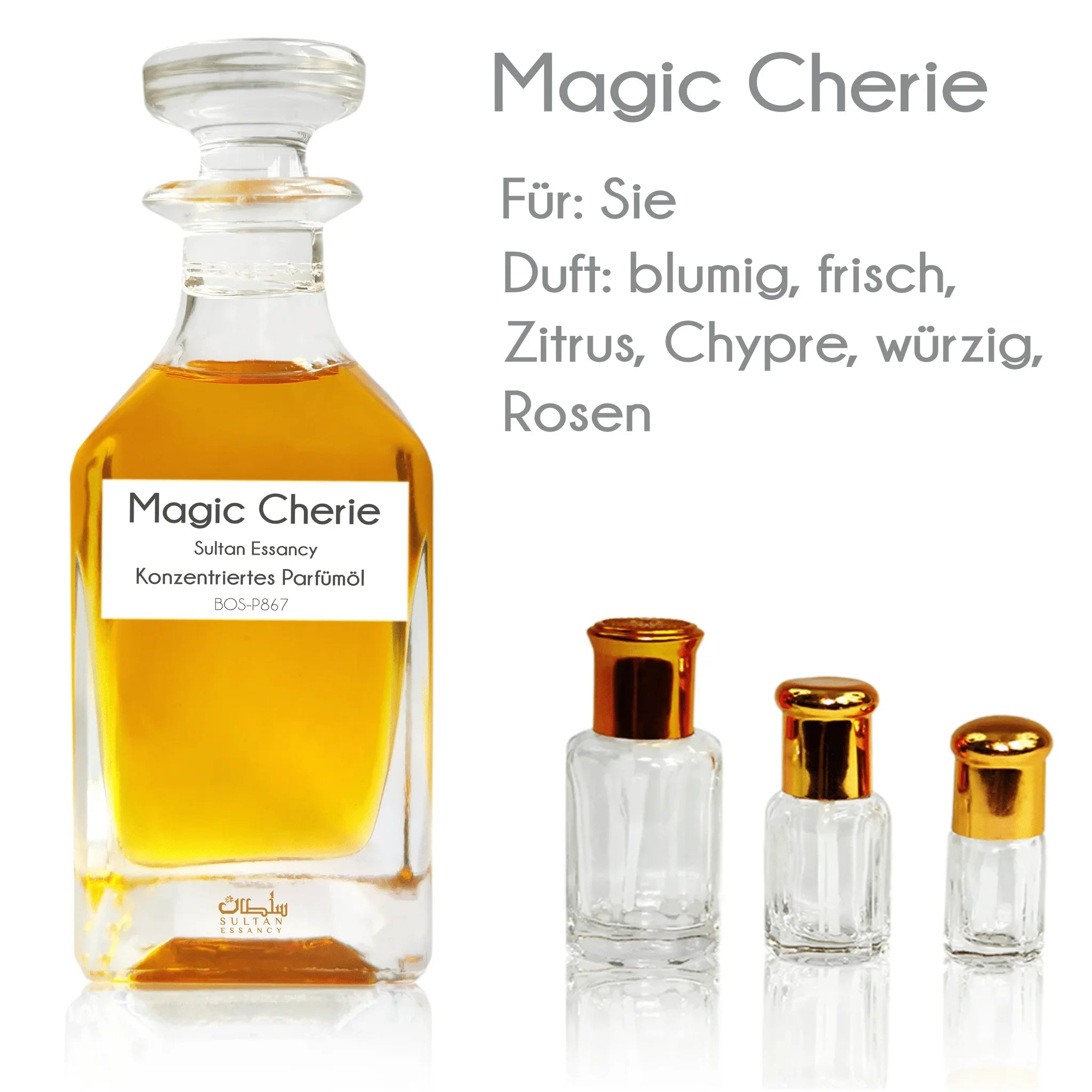 Konzentriertes Parfümöl Magic Cherie - Parfüm ohne Alkohol Sultan Essancy | Oriental-Style