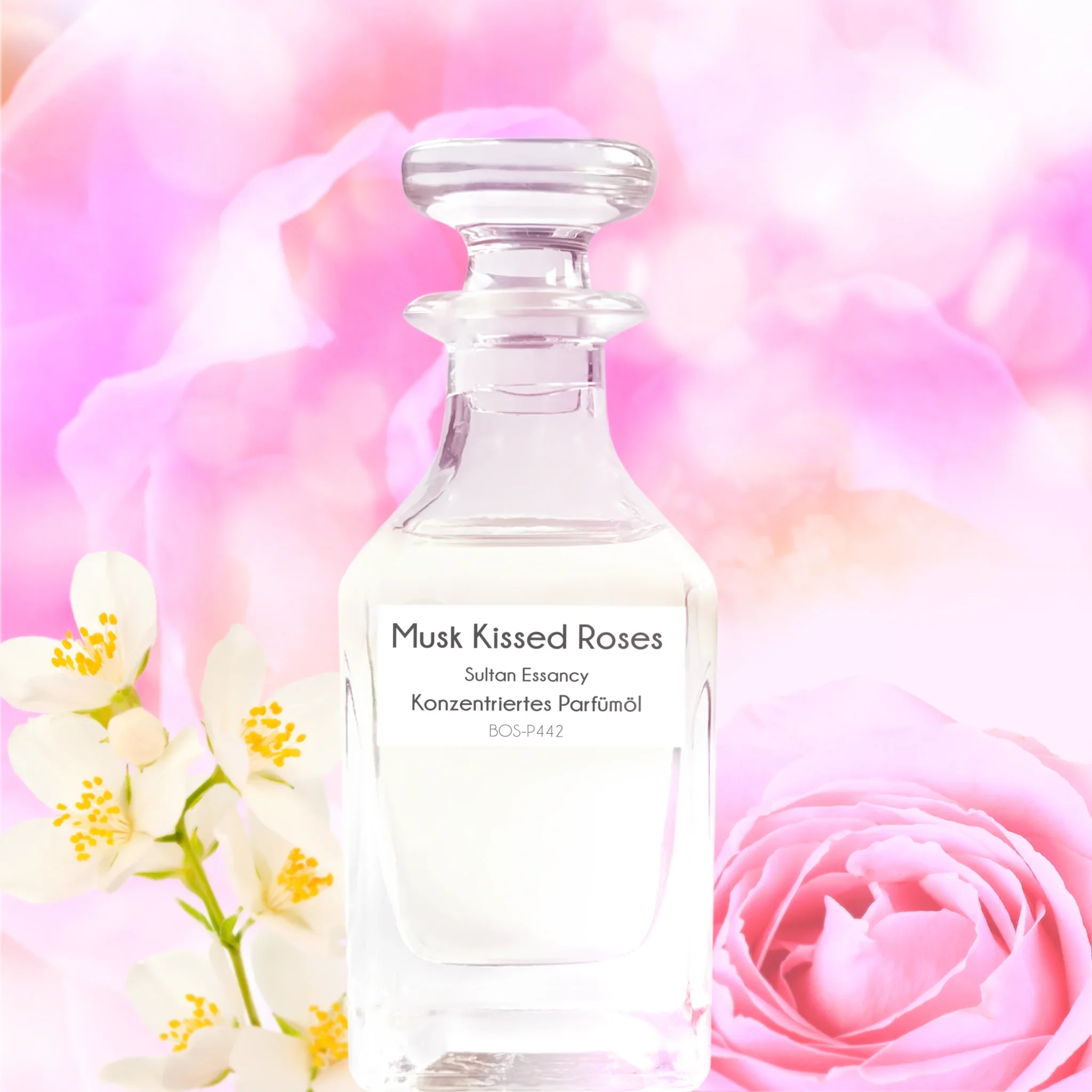 Konzentriertes Parfümöl Musk Kissed Roses Parfüm ohne Alkohol Sultan Essancy | Oriental-Style