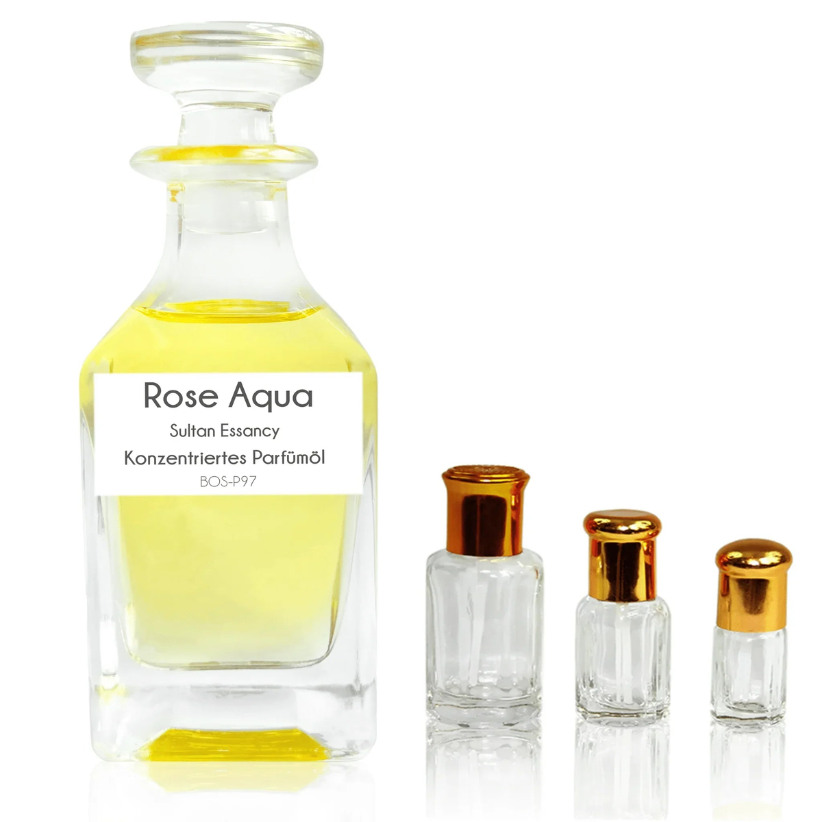 Konzentriertes Parfümöl Rose Aqua Parfüm ohne Alkohol Sultan Essancy | Oriental-Style
