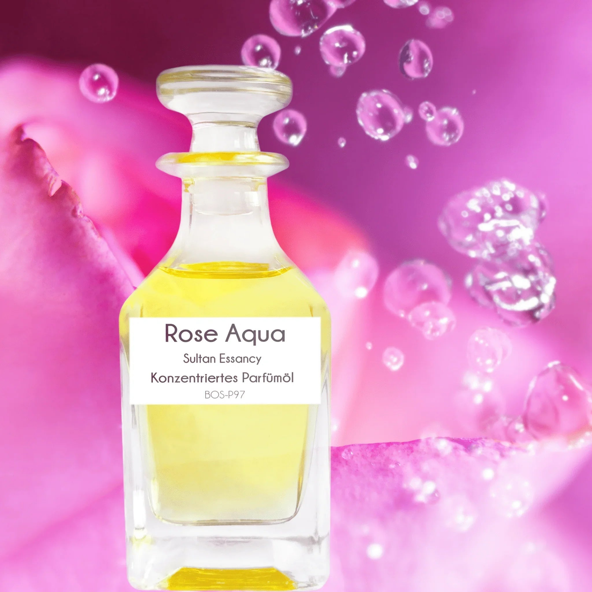 Konzentriertes Parfümöl Rose Aqua Parfüm ohne Alkohol Sultan Essancy | Oriental-Style