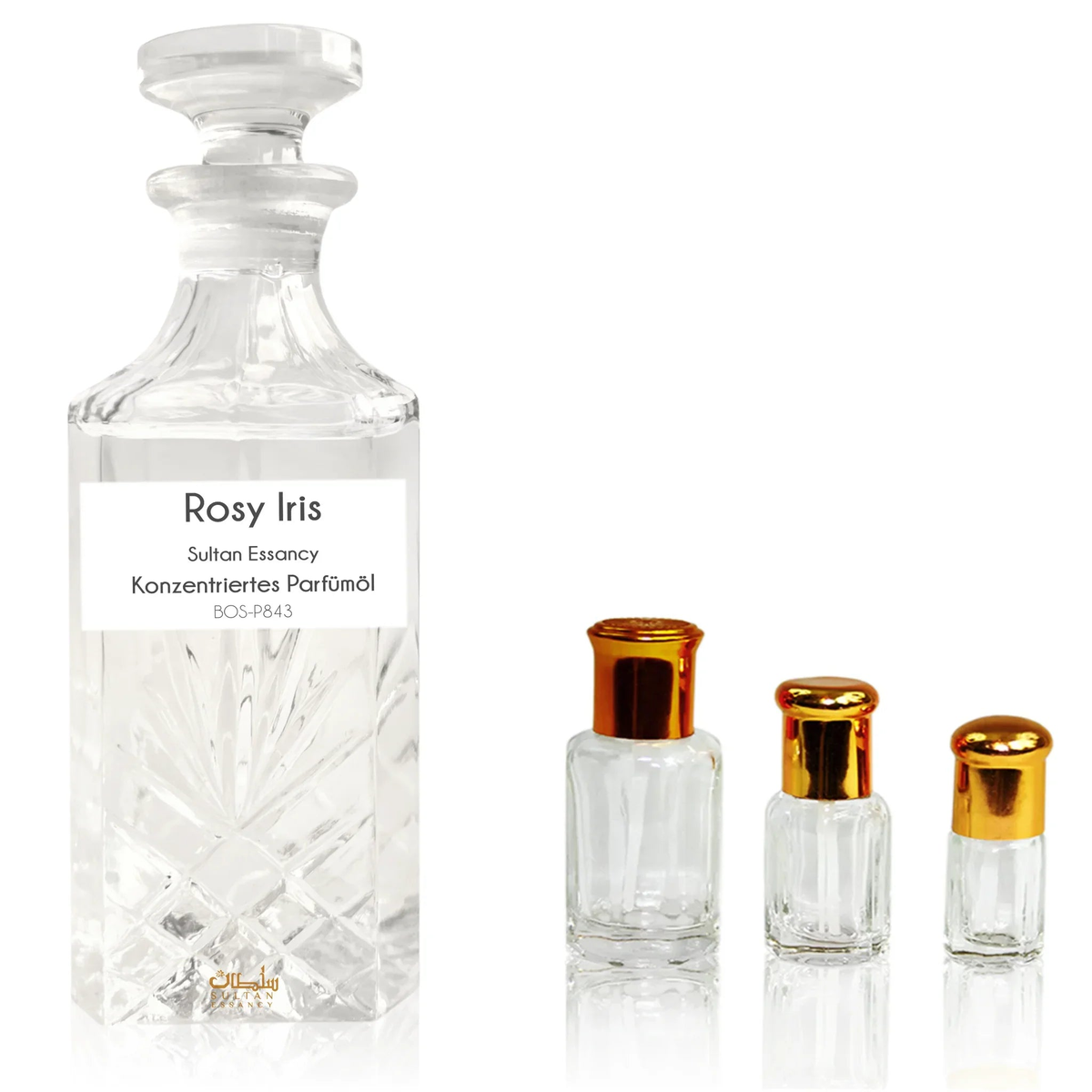 Konzentriertes Parfümöl Rosy Iris - Parfüm ohne Alkohol Sultan Essancy | Oriental-Style