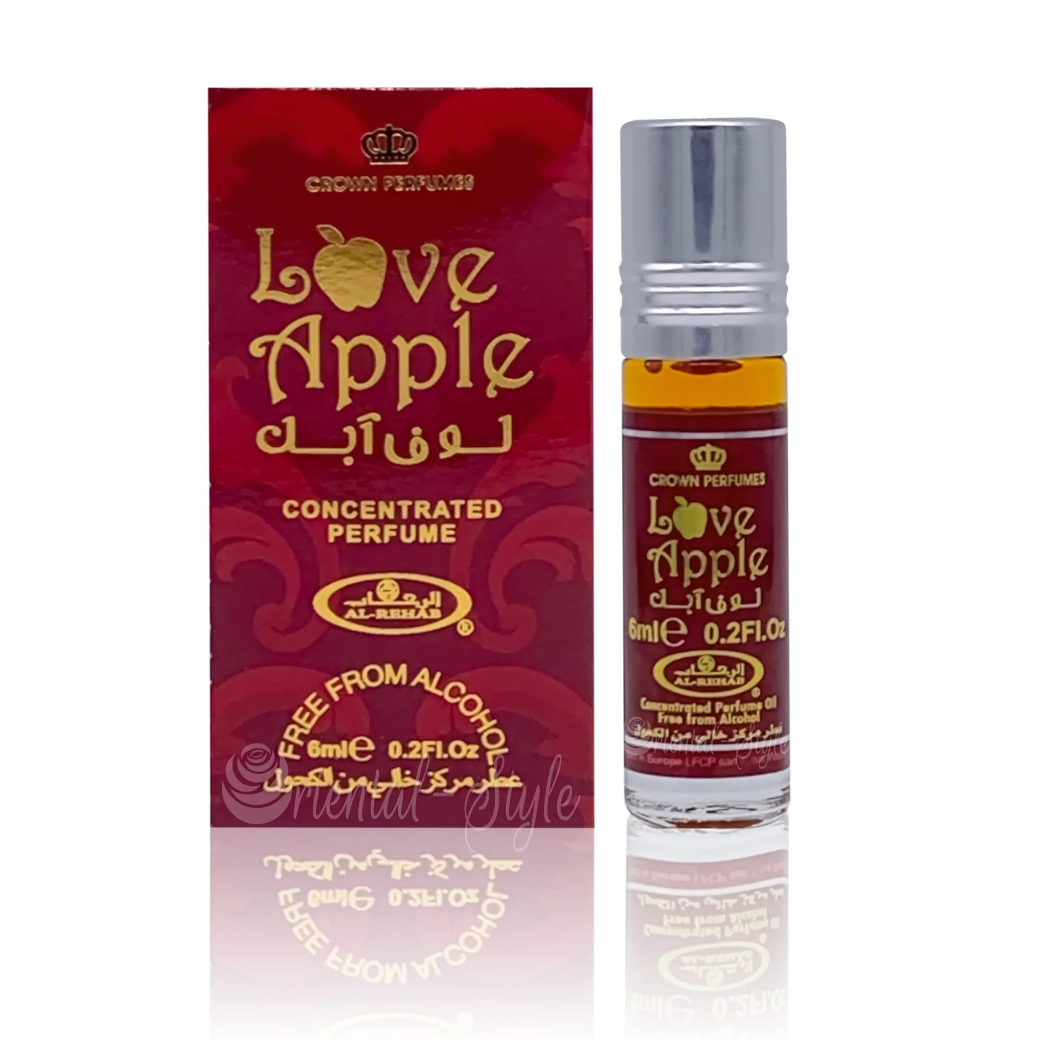 Love Apple Parfümöl von Al Rehab mit grünem Apfel und Zimt