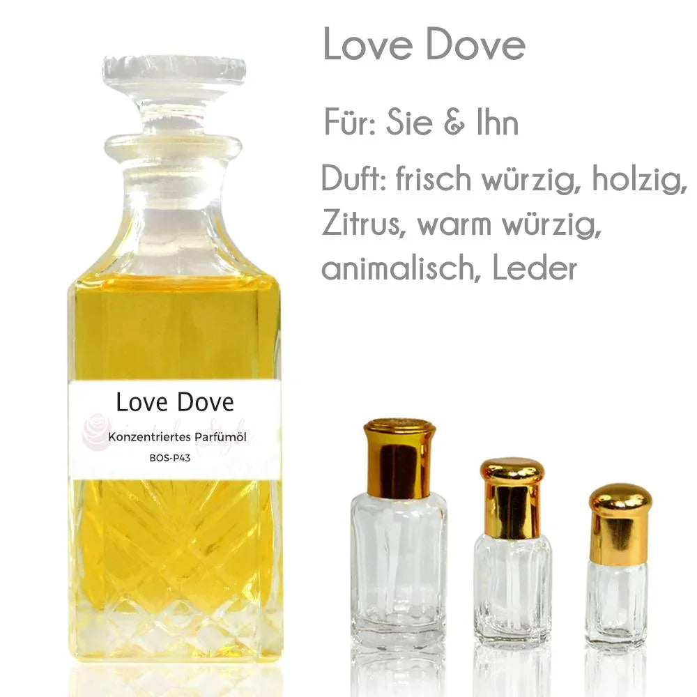 Love Dove Parfümöl - Konzentriertes Attar Parfüm Sultan Essancy | Oriental-Style