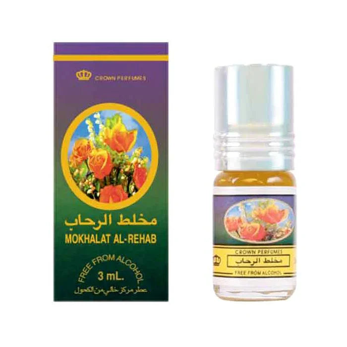 Mokhalat Al Rehab Parfümöl mit Oudh, Rose und Amber