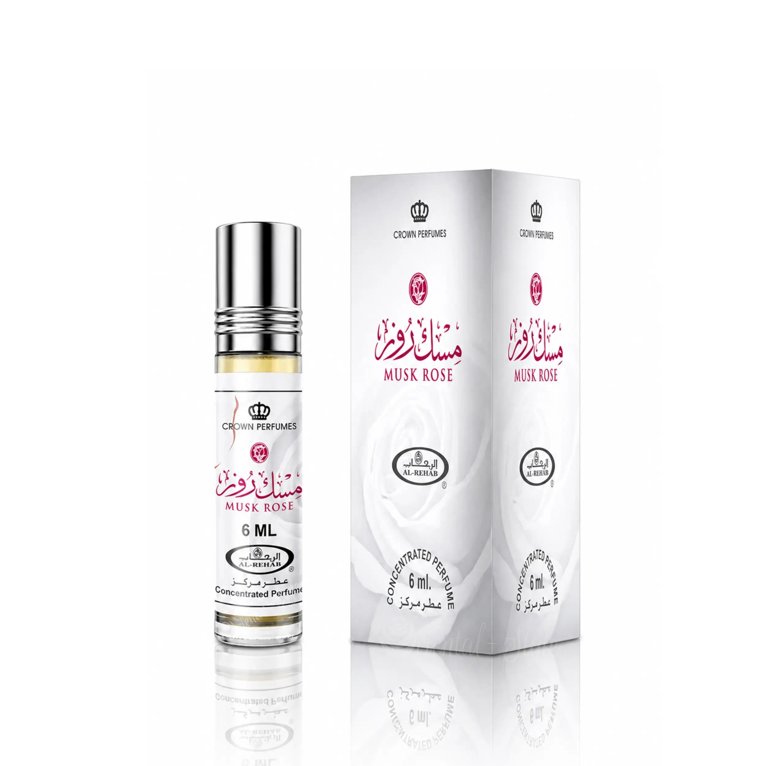 Musk Rose Parfümöl von Al Rehab mit Rose und Orangenblüte