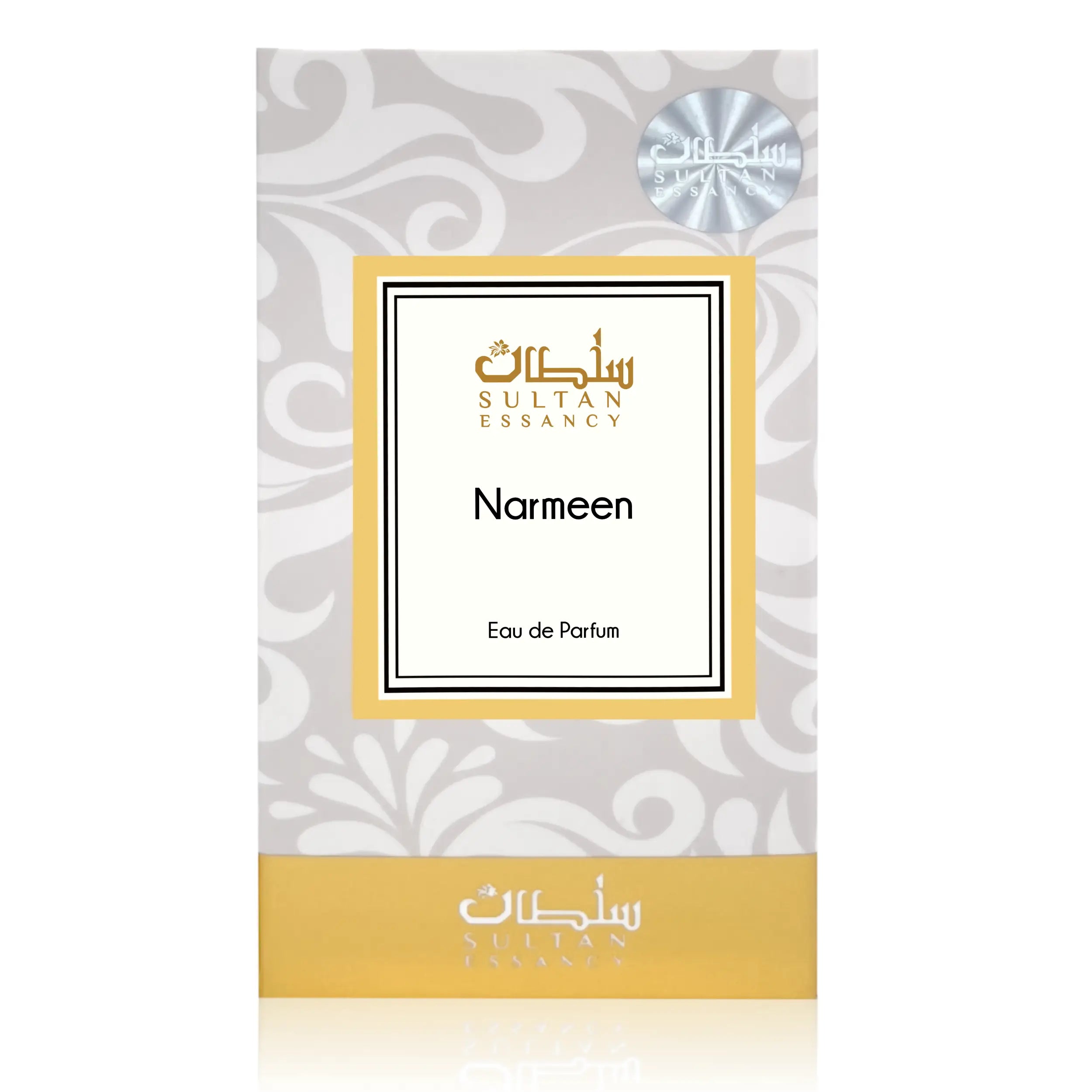 Originalverpackung des Narmeen Eau de Parfum für Damen von Sultan Essancy