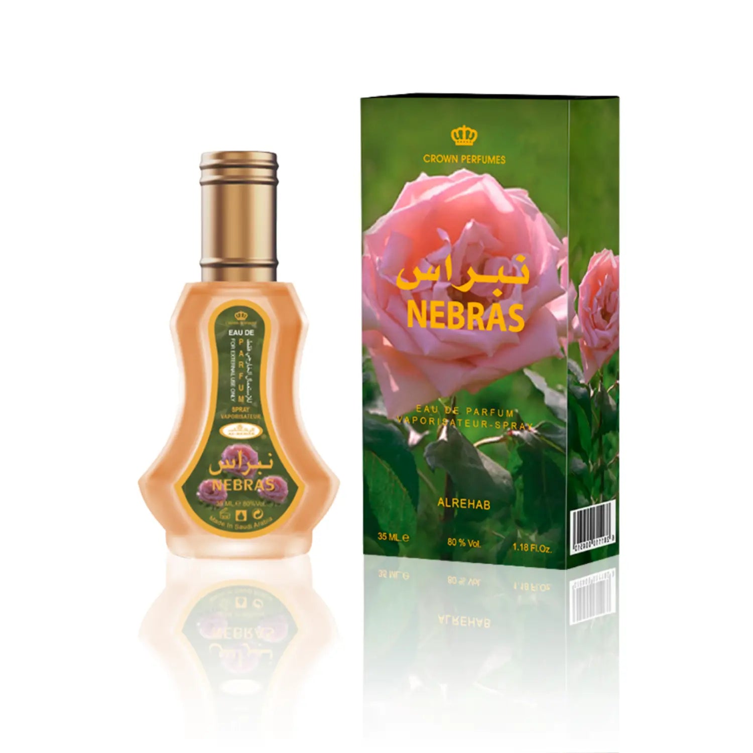 Nebras Eau de Parfum 35ml by Al Rehab Vaporisateur/Spray