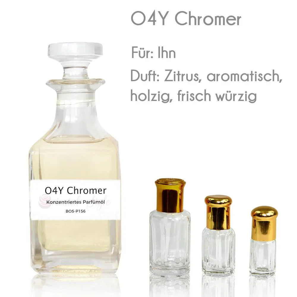 O4Y Chromer Parfümöl - Parfüm ohne Alkohol Sultan Essancy | Oriental-Style