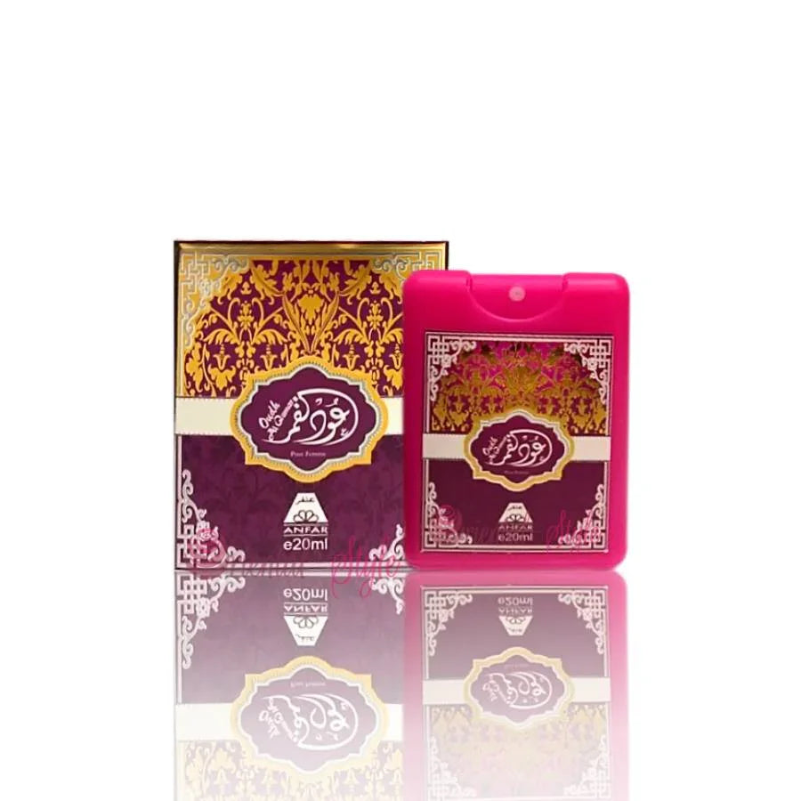 oudh al qamar pocket spray oud al anfar perfume parfuem log