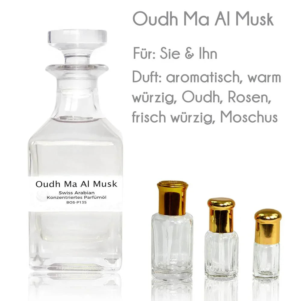 Oudh Ma Al Musk Parfümöl - Parfüm ohne Alkohol Sultan Essancy | Oriental-Style