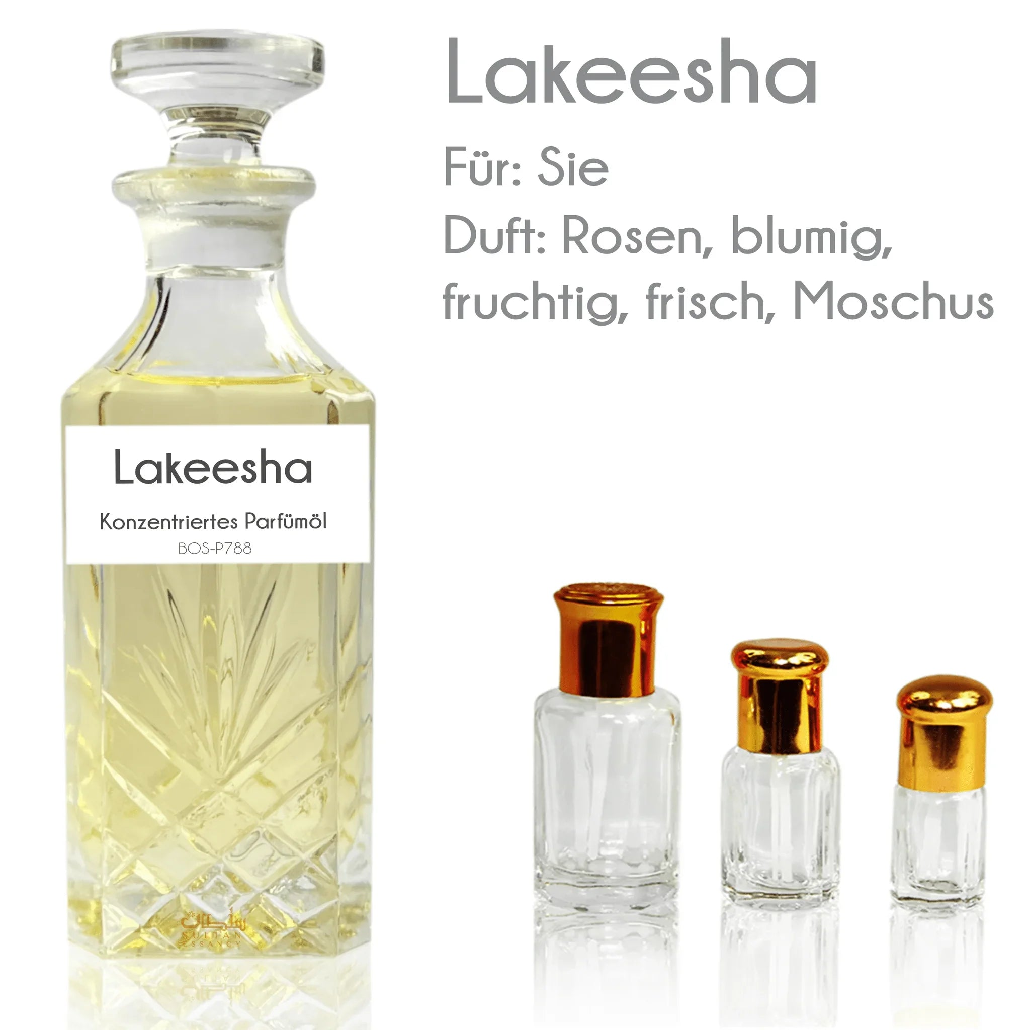 Parfümöl Lakeesha - Parfüm ohne Alkohol – Duft von Sultan Essancy | oriental - style.de