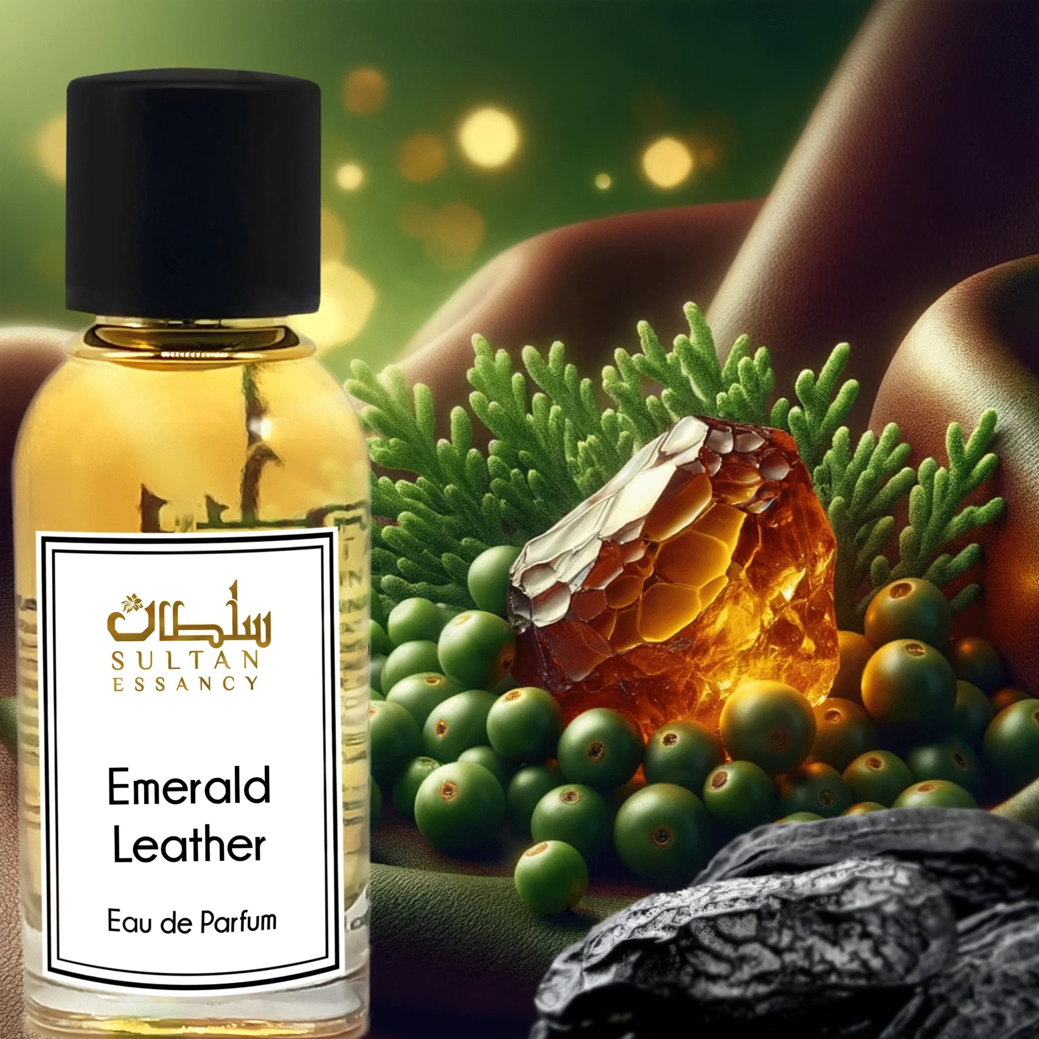 Parfüm Emerald Leather Eau de Parfum Spray Sultan Essancy | Oriental-Style
