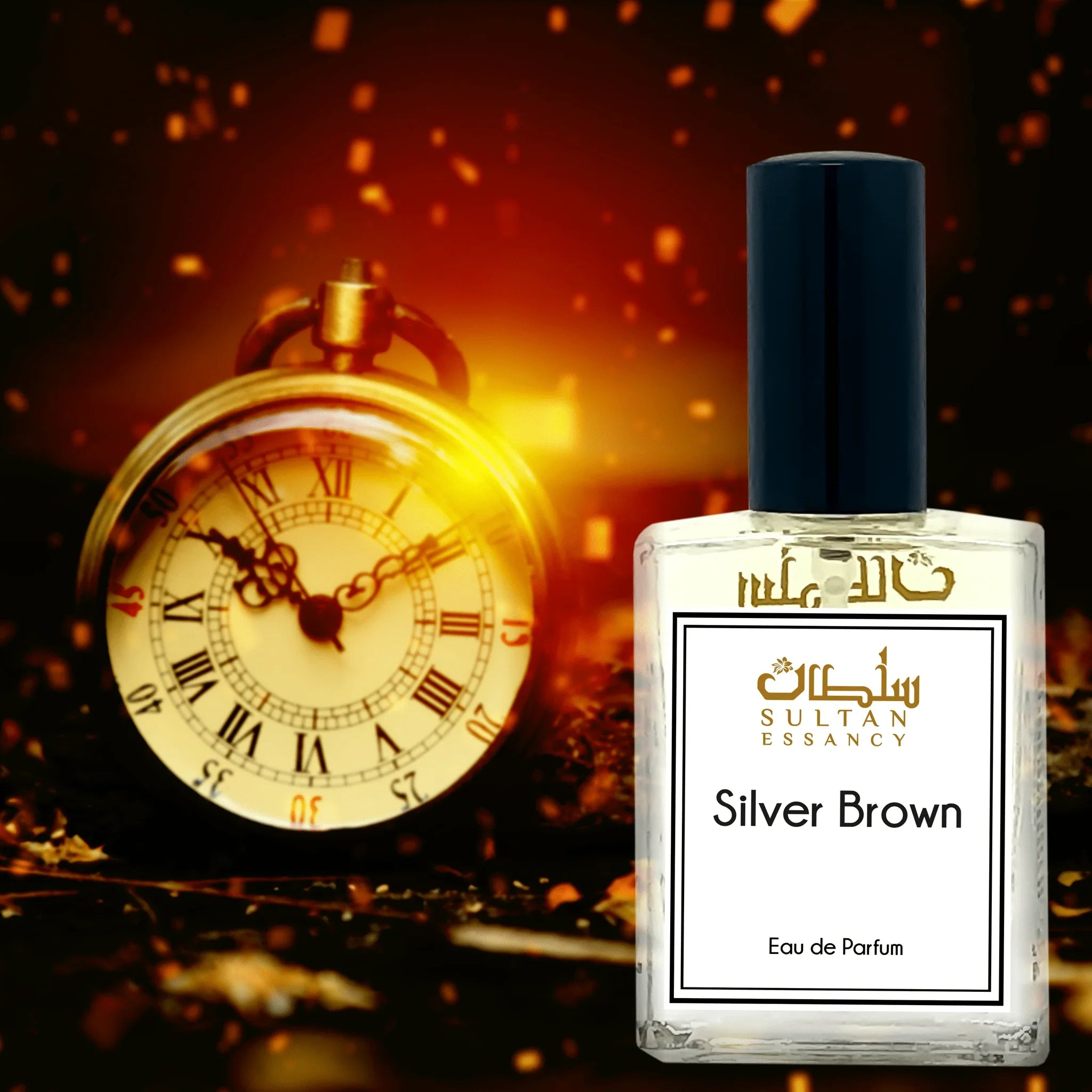 Parfüm Silver Brown Eau de Parfum Spray Sultan Essancy | Oriental-Style