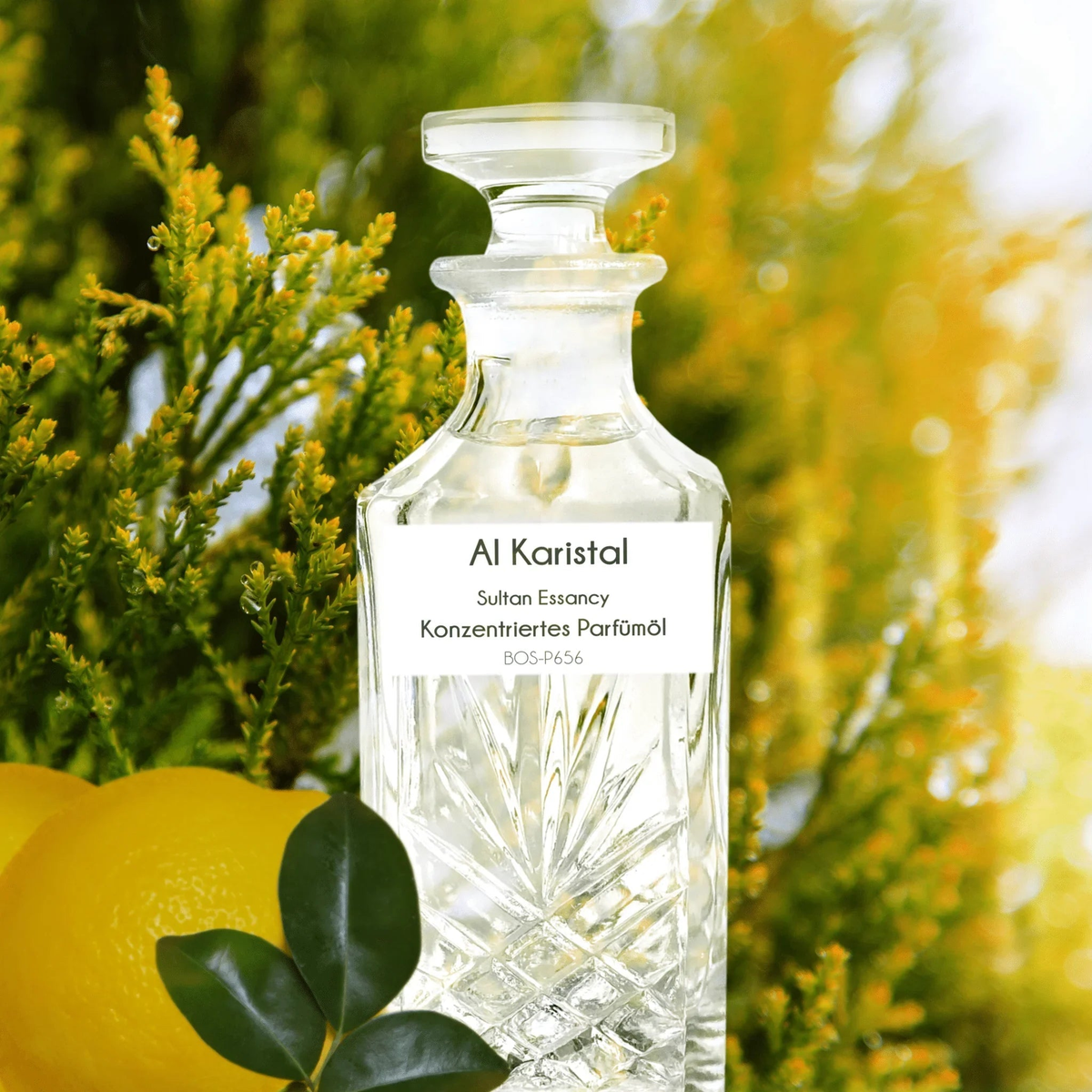 Al Karistal fragrance oil with sage, saffron and cinnamon