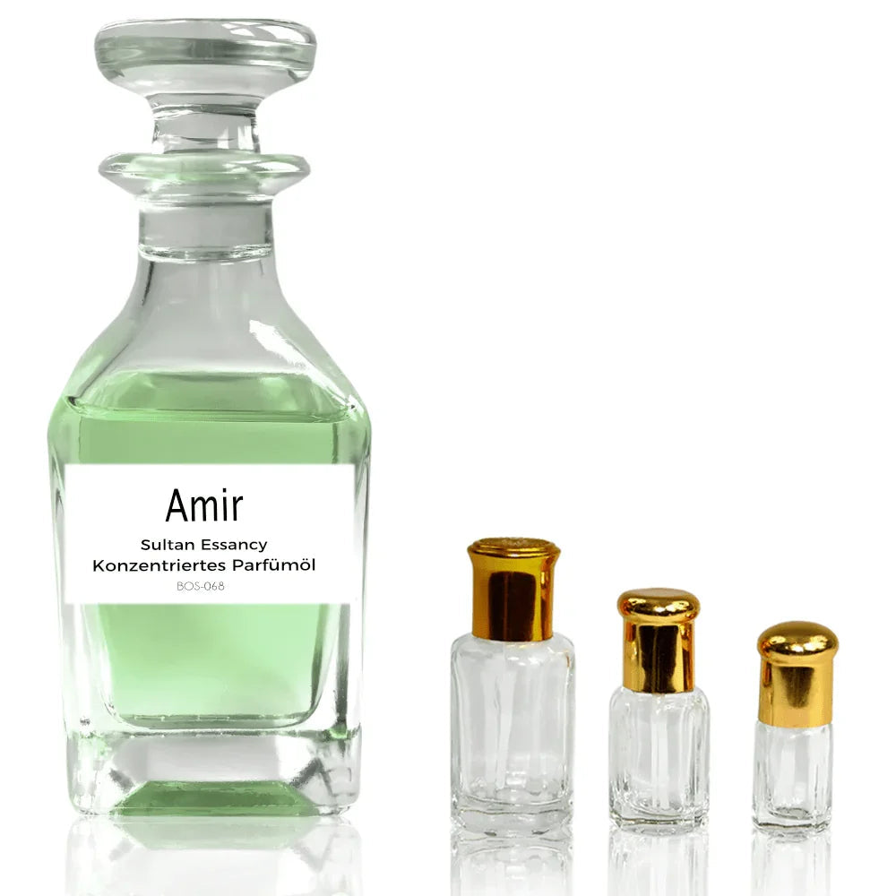 Amir perfume oil with artemisia, bergamot and basil