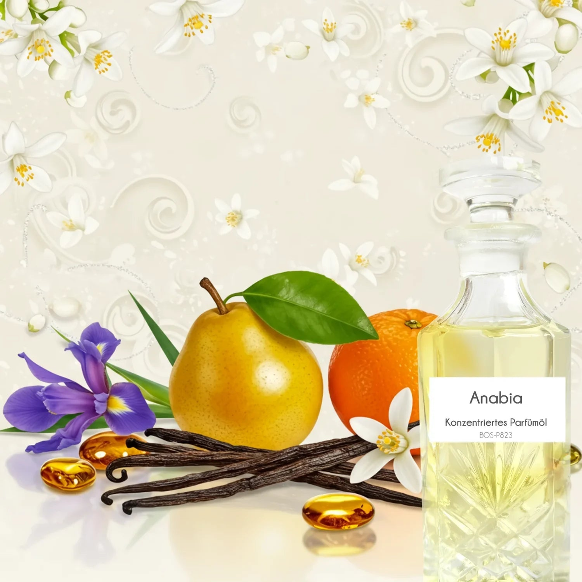 Anabia Sultan Essancy Duftöl mit Iris, Vanille und Sandelholz