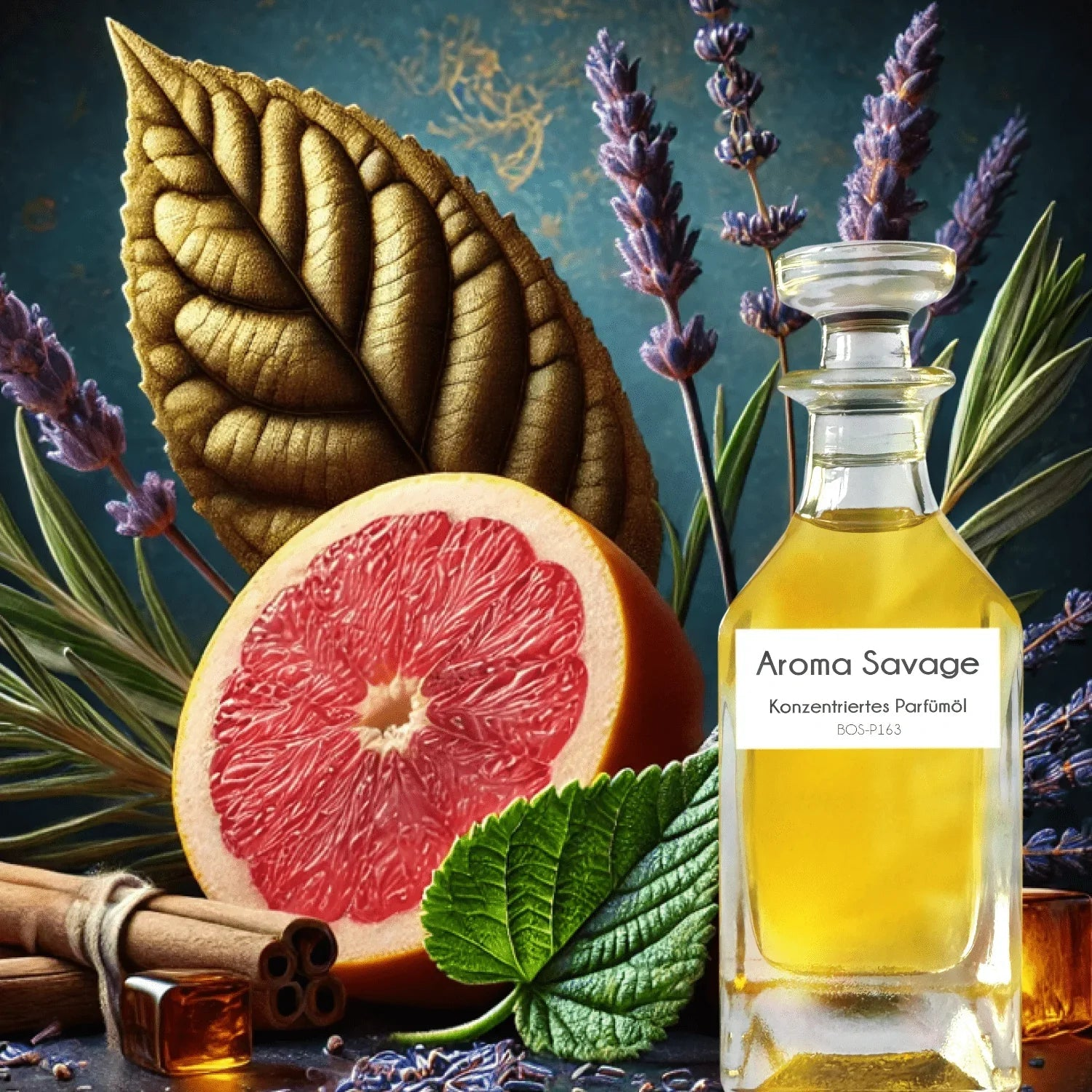 Aroma Savage Sultan Essancy fragrance oil with lavender, liquorice and vetiver
