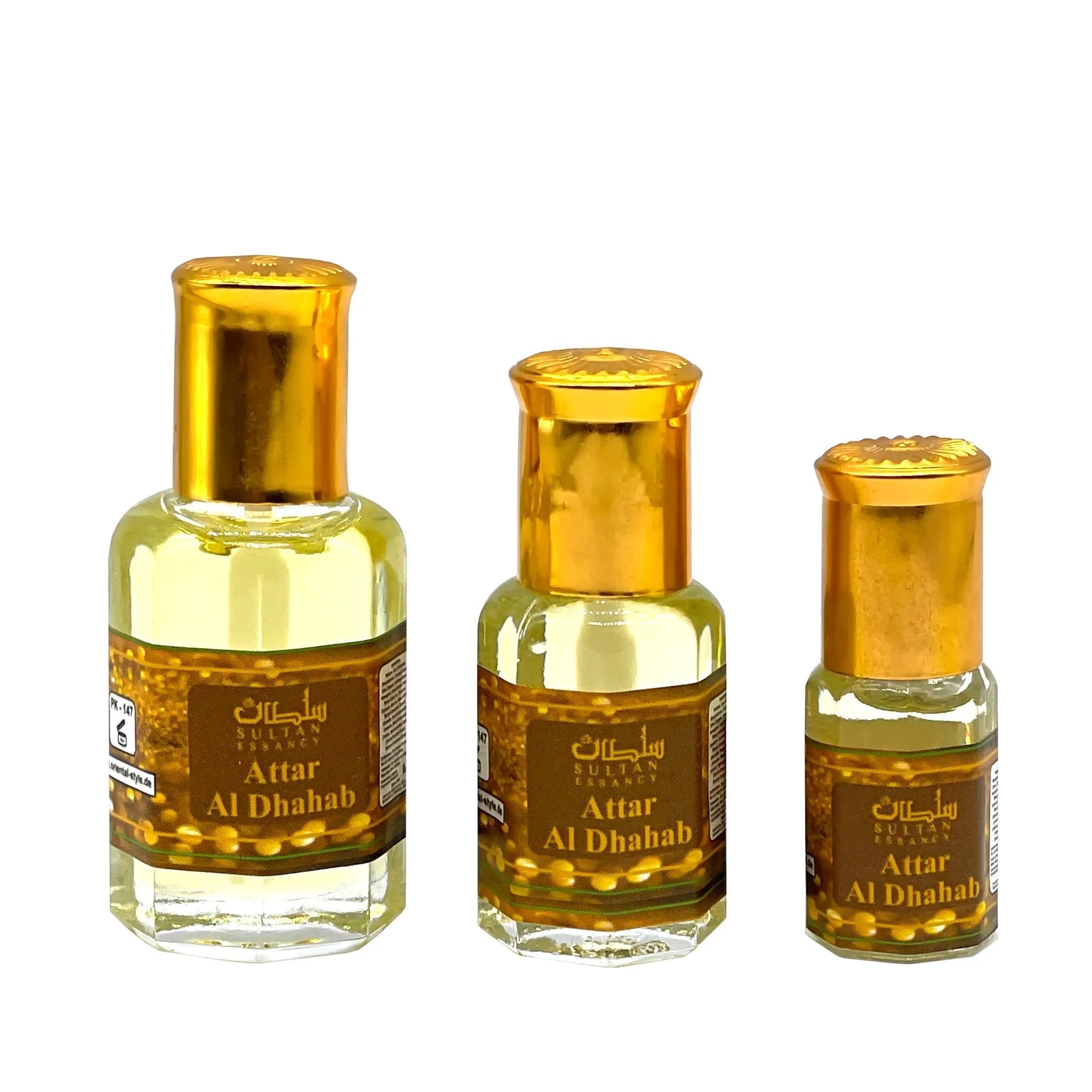 Al Dhahab perfume oil with orange and bergamot