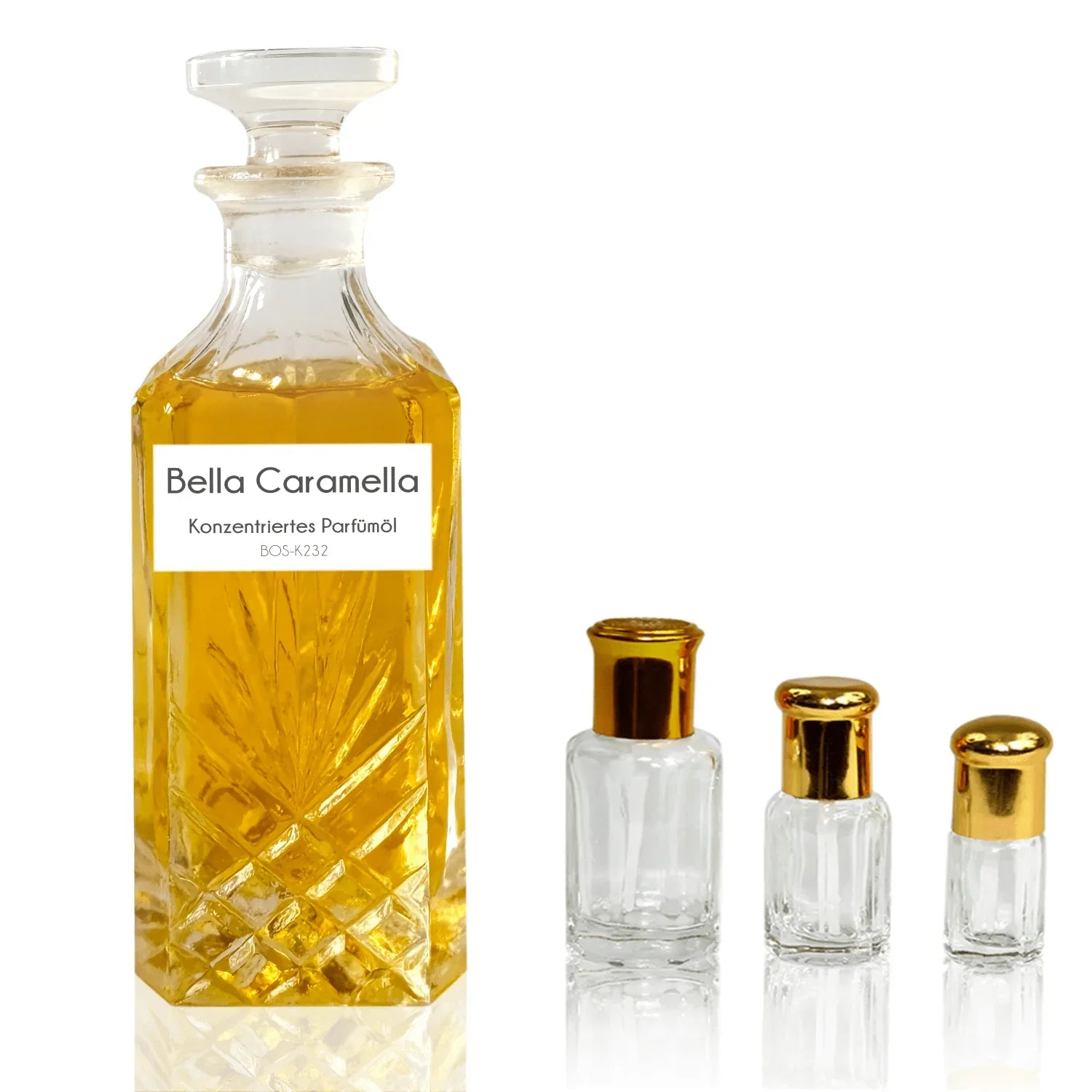 Bella Caramella perfume oil with bitter almond, apricot and caramel